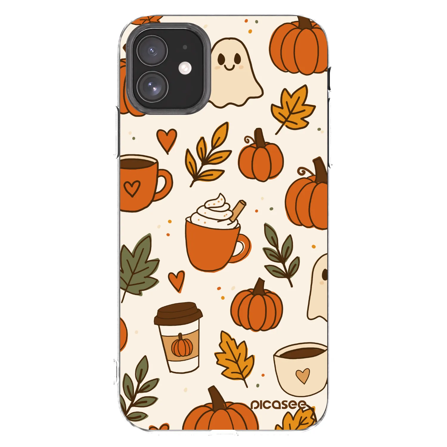 Picasee átlátszó szilikon tok az alábbi mobiltelefonokra Apple iPhone 11 - Fall vibes