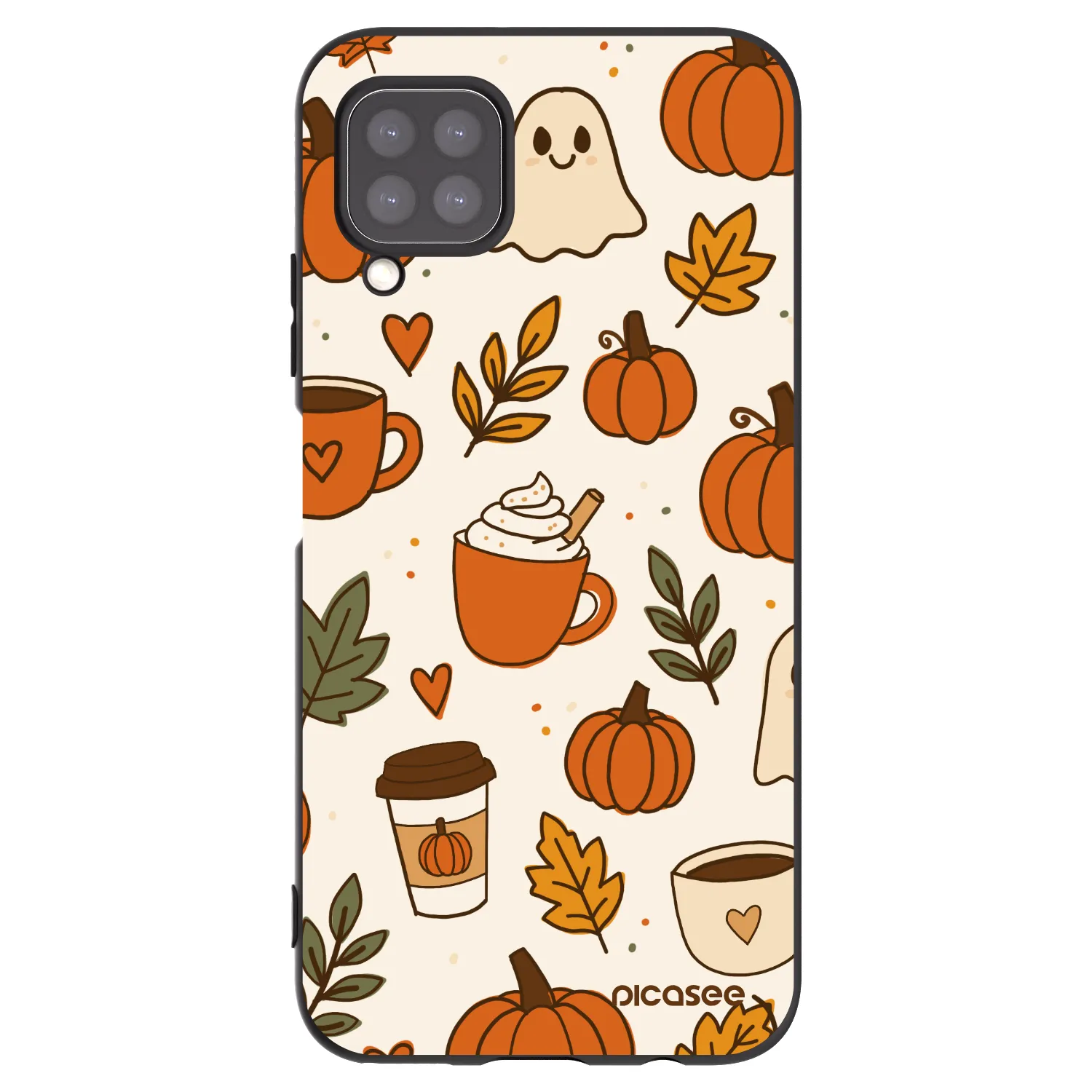 Picasee fekete szilikon tok az alábbi mobiltelefonokra Huawei P40 Lite - Fall vibes