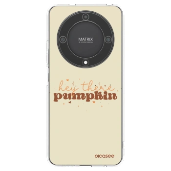 Picasee átlátszó szilikon tok az alábbi mobiltelefonokra Honor Magic5 Lite 5G - Hey there pumpkin