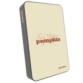 Picasee Powerbank MagSafe 10 000 mAh Szürke - Hey there pumpkin