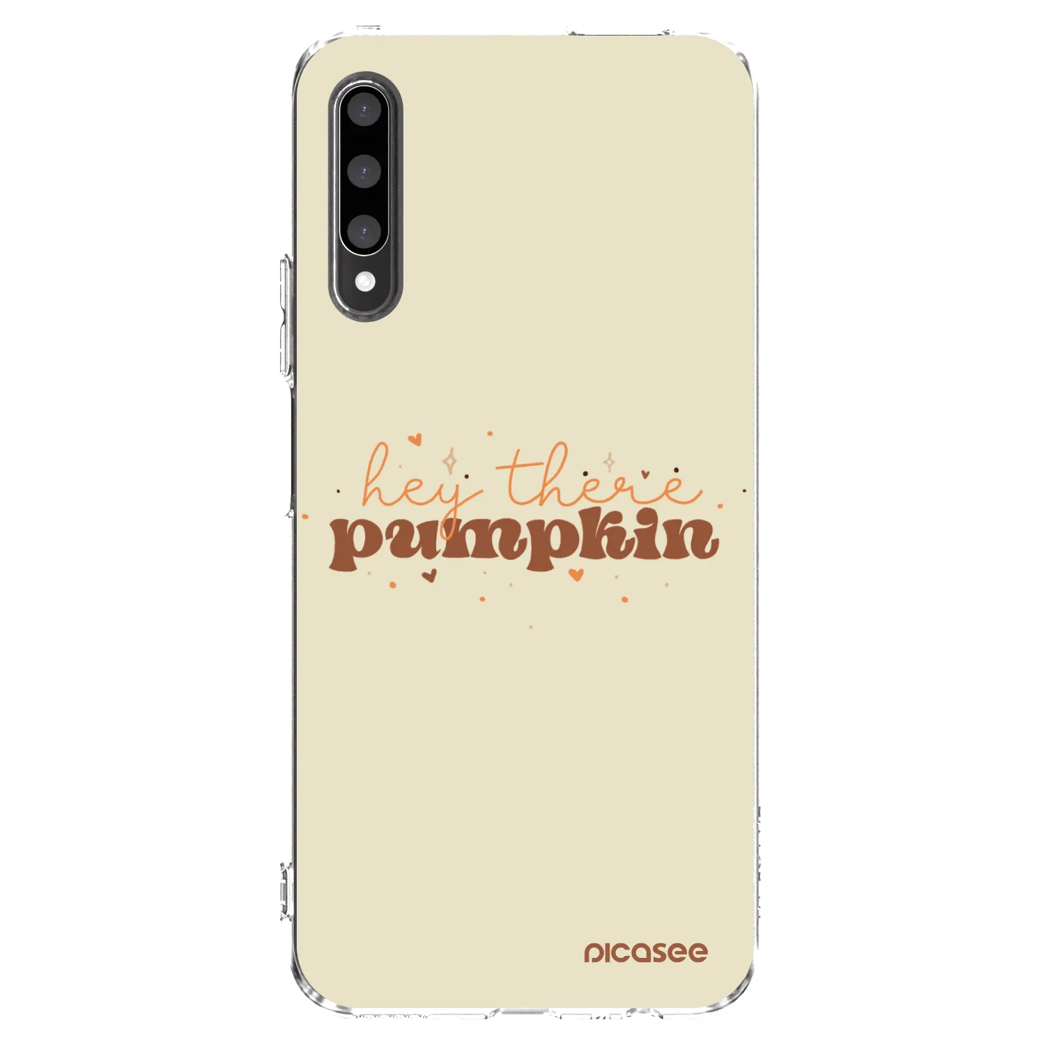 Picasee átlátszó szilikon tok az alábbi mobiltelefonokra Honor 9X Pro - Hey there pumpkin