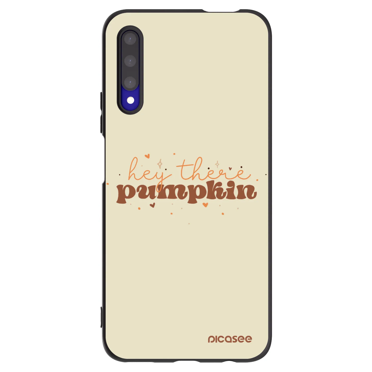 Picasee fekete szilikon tok az alábbi mobiltelefonokra Honor 9X Pro - Hey there pumpkin