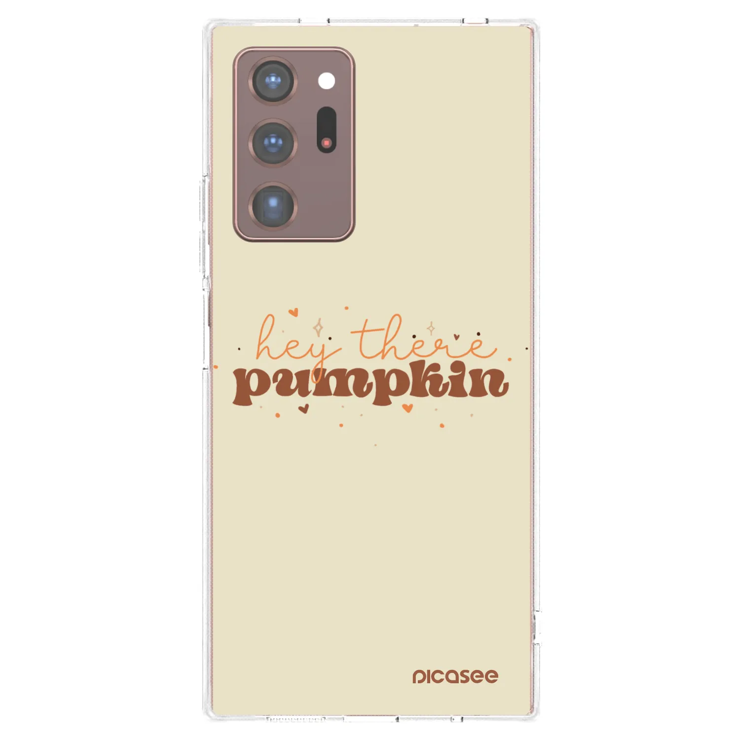 Picasee átlátszó szilikon tok az alábbi mobiltelefonokra Samsung Galaxy Note 20 Ultra - Hey there pumpkin