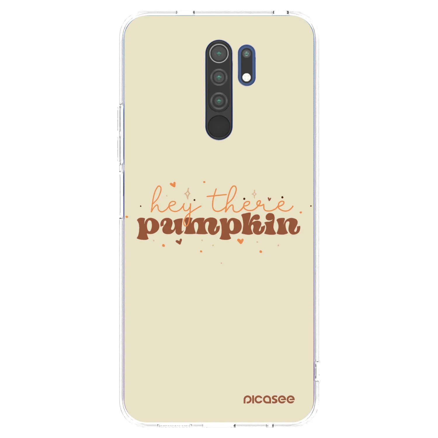 Picasee átlátszó szilikon tok az alábbi mobiltelefonokra Xiaomi Redmi 9 - Hey there pumpkin