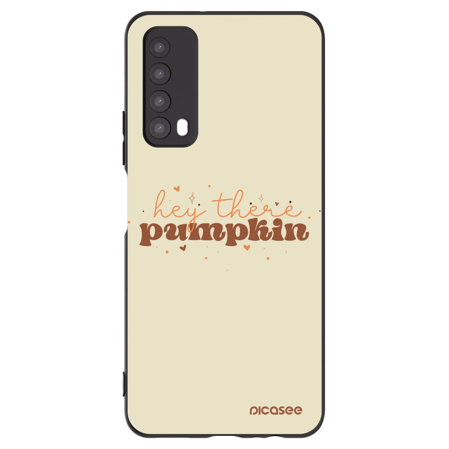 Picasee fekete szilikon tok az alábbi mobiltelefonokra Huawei P Smart 2021 - Hey there pumpkin