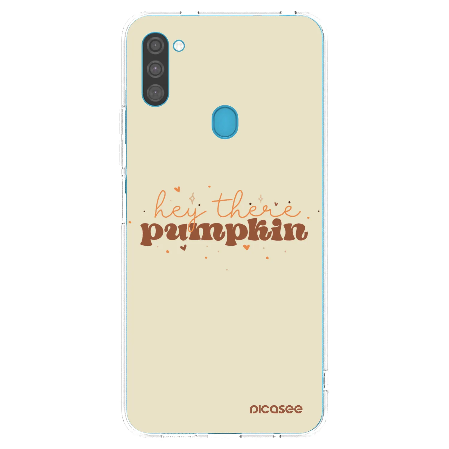Picasee átlátszó szilikon tok az alábbi mobiltelefonokra Samsung Galaxy M11 - Hey there pumpkin
