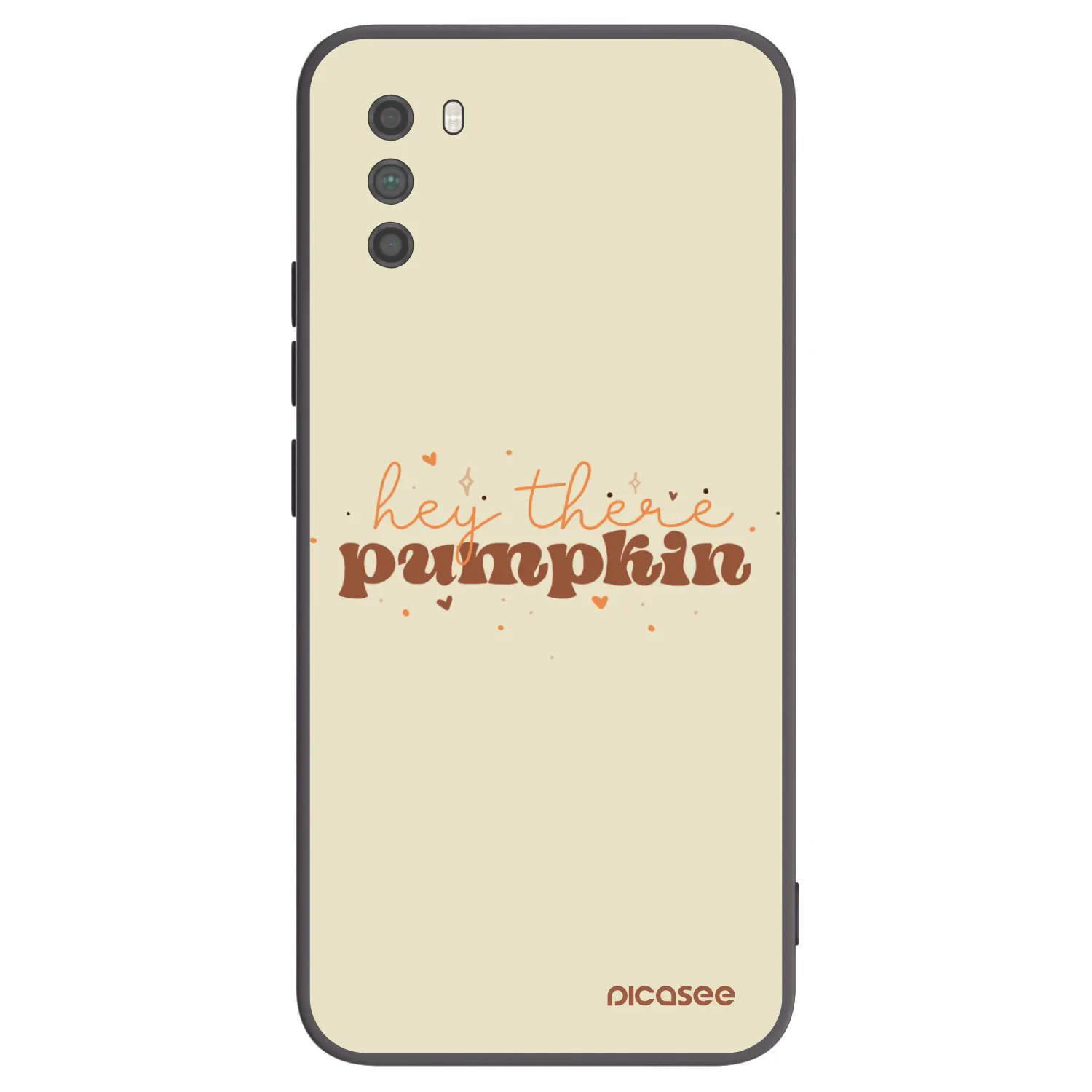 Picasee fekete szilikon tok az alábbi mobiltelefonokra Xiaomi Poco M3 - Hey there pumpkin