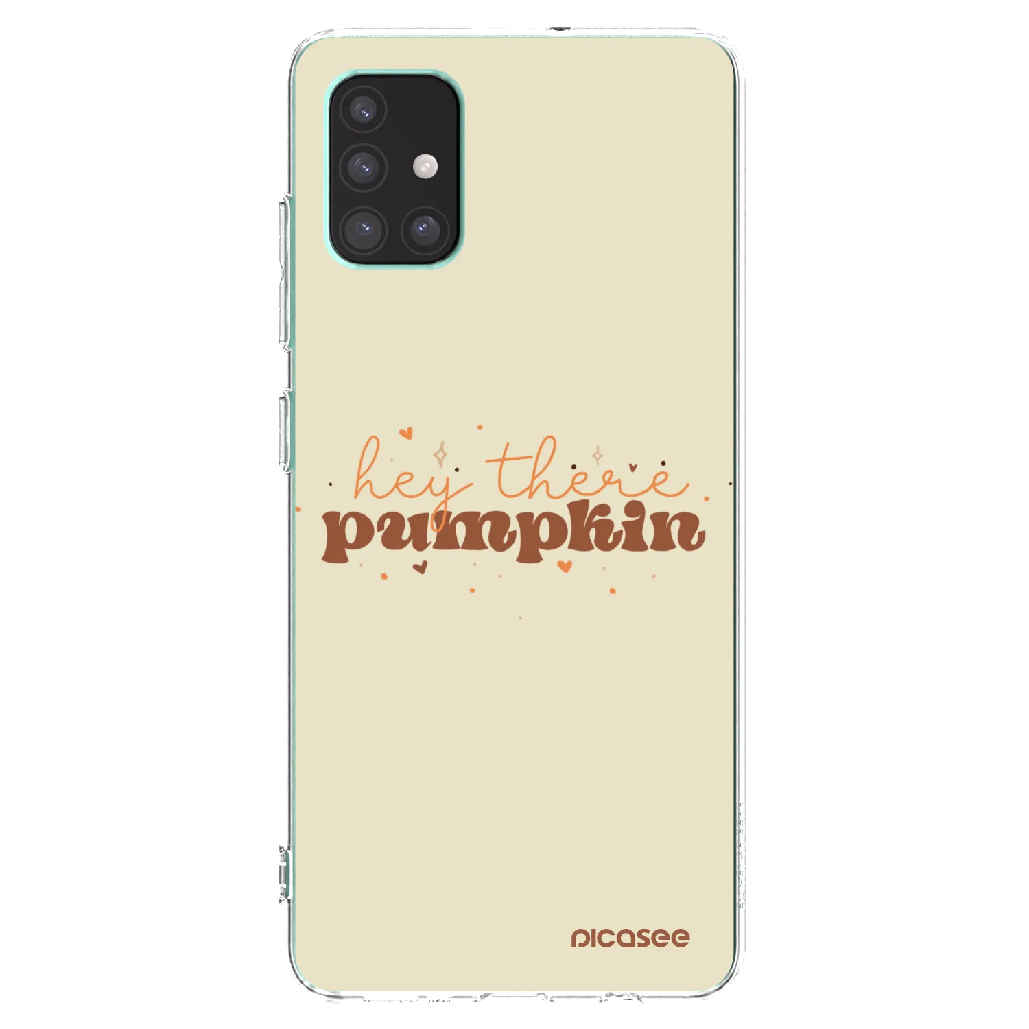 Picasee átlátszó szilikon tok az alábbi mobiltelefonokra Samsung Galaxy M51 M515F - Hey there pumpkin