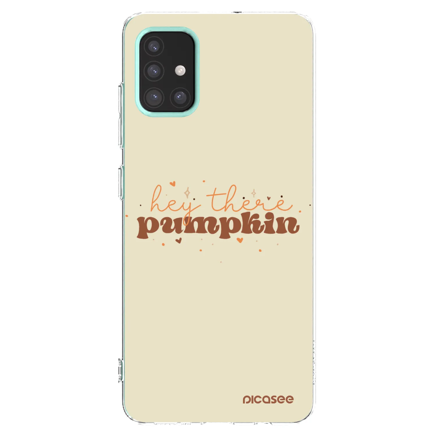 Picasee átlátszó szilikon tok az alábbi mobiltelefonokra Samsung Galaxy M31s - Hey there pumpkin