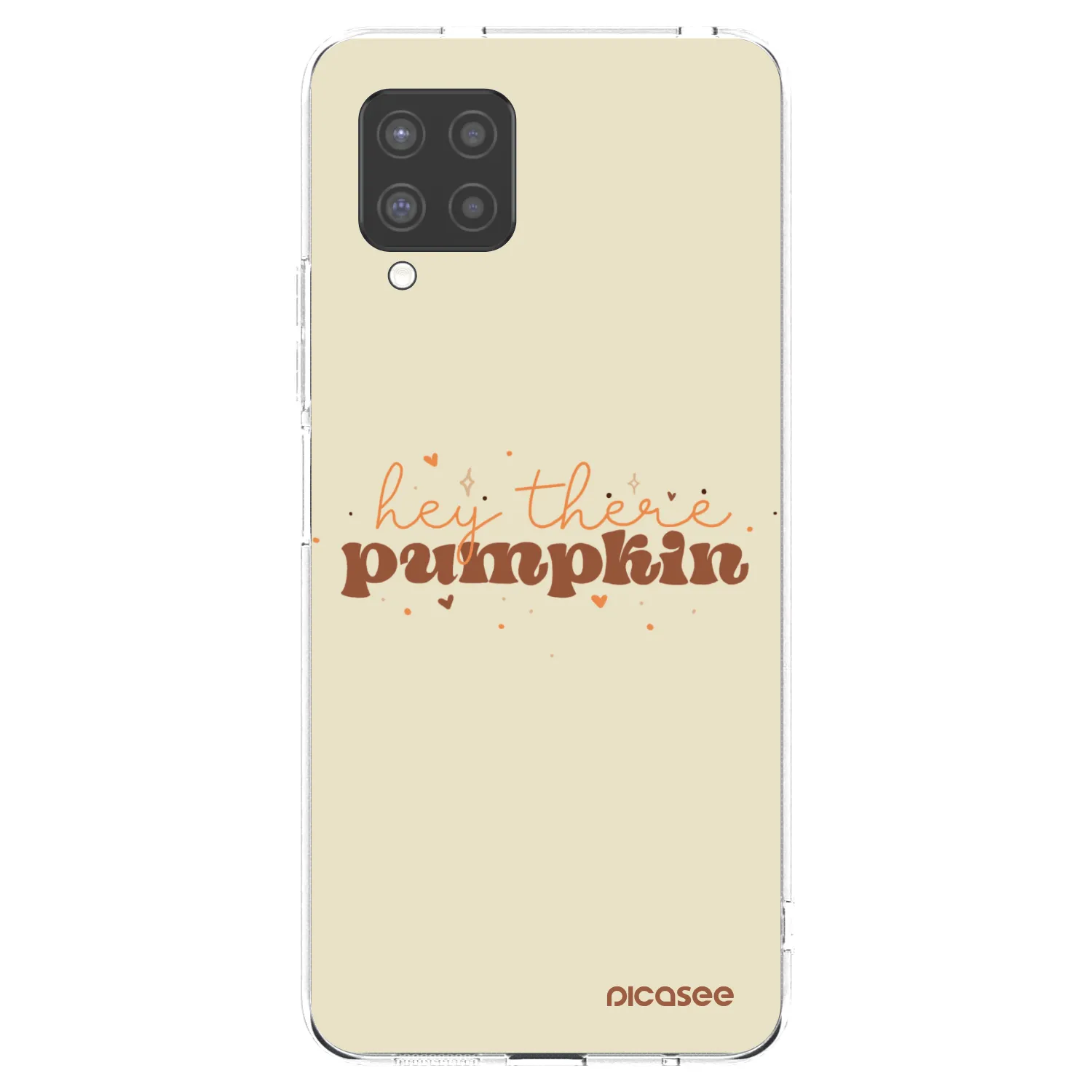 Picasee átlátszó szilikon tok az alábbi mobiltelefonokra Samsung Galaxy A42 A426B - Hey there pumpkin