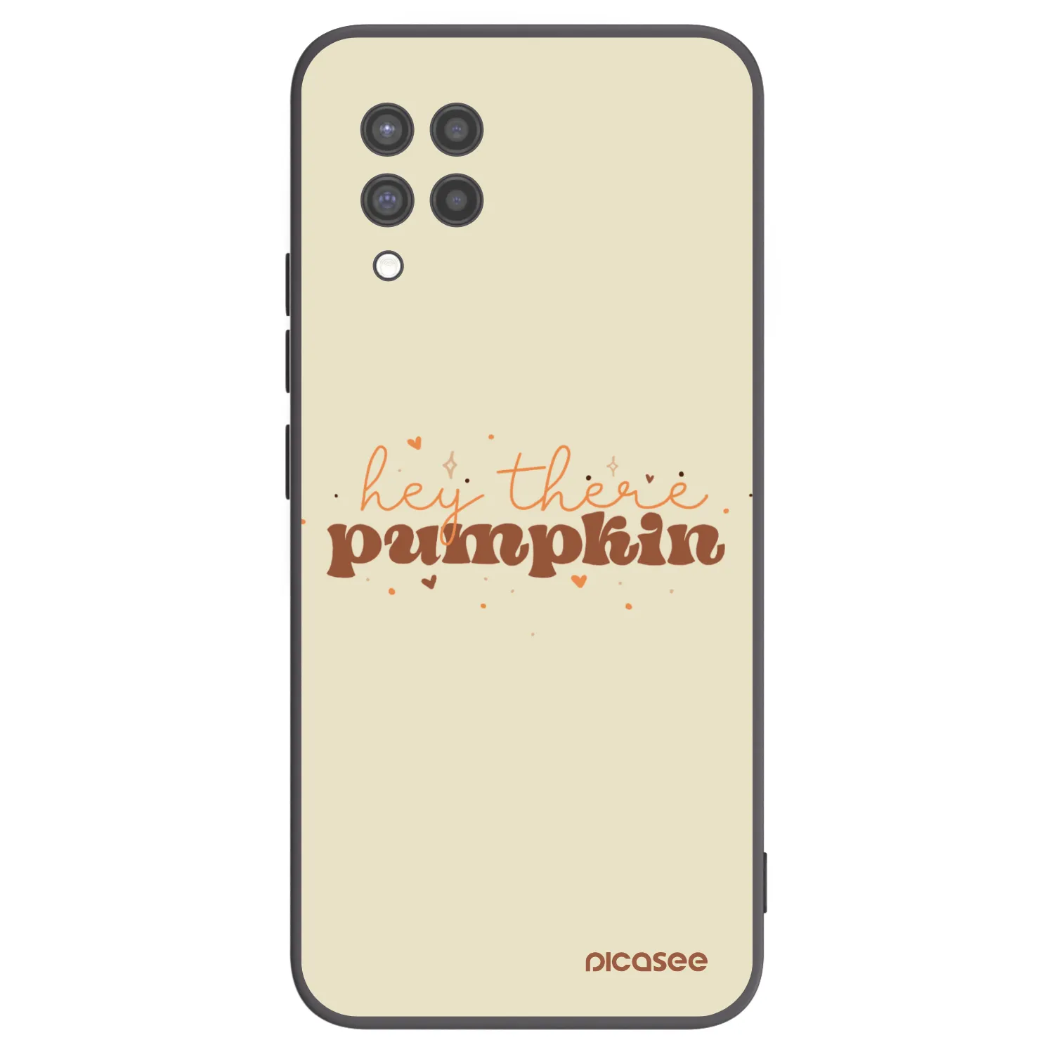 Picasee fekete szilikon tok az alábbi mobiltelefonokra Samsung Galaxy A42 A426B - Hey there pumpkin