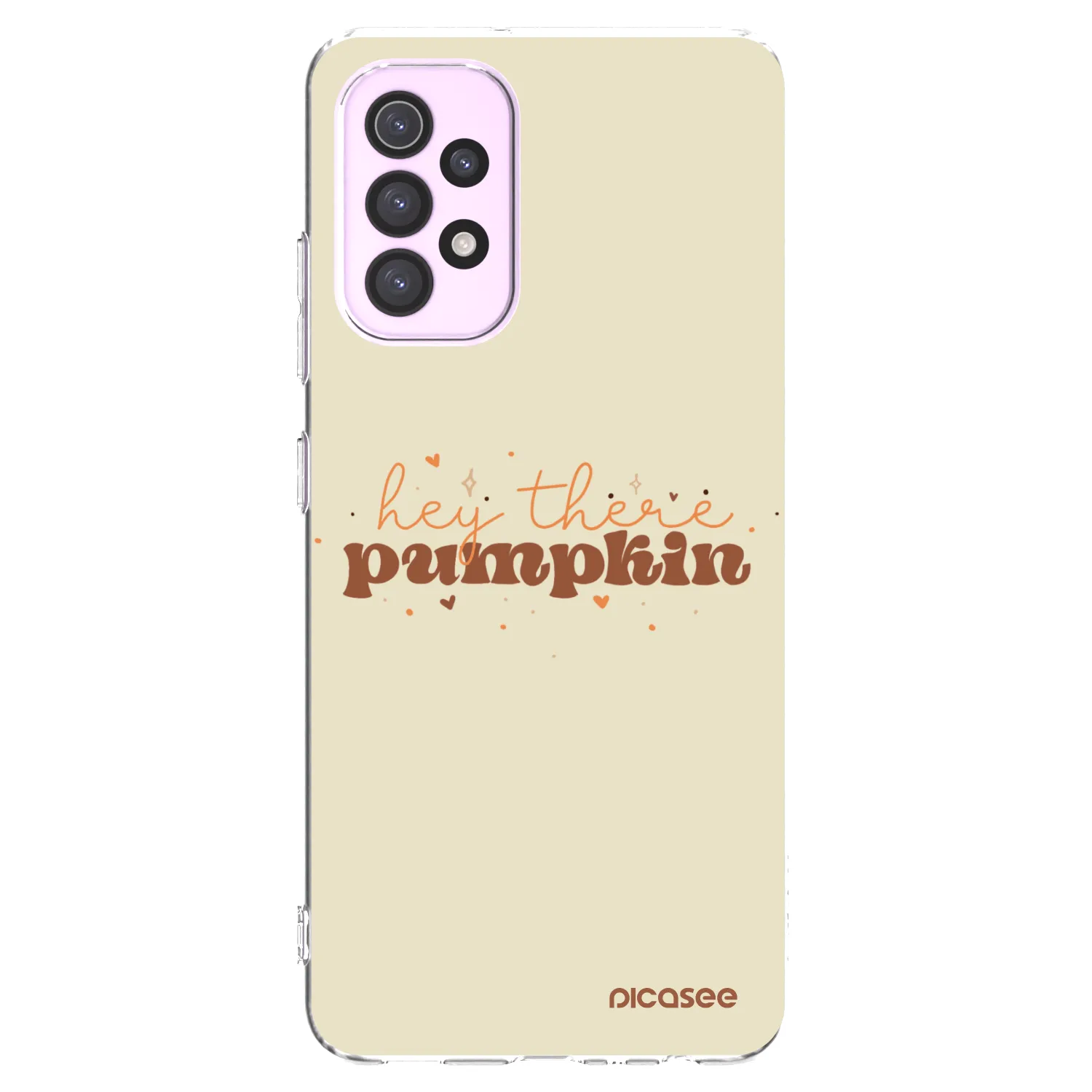 Picasee átlátszó szilikon tok az alábbi mobiltelefonokra Samsung Galaxy A32 5G A326B - Hey there pumpkin