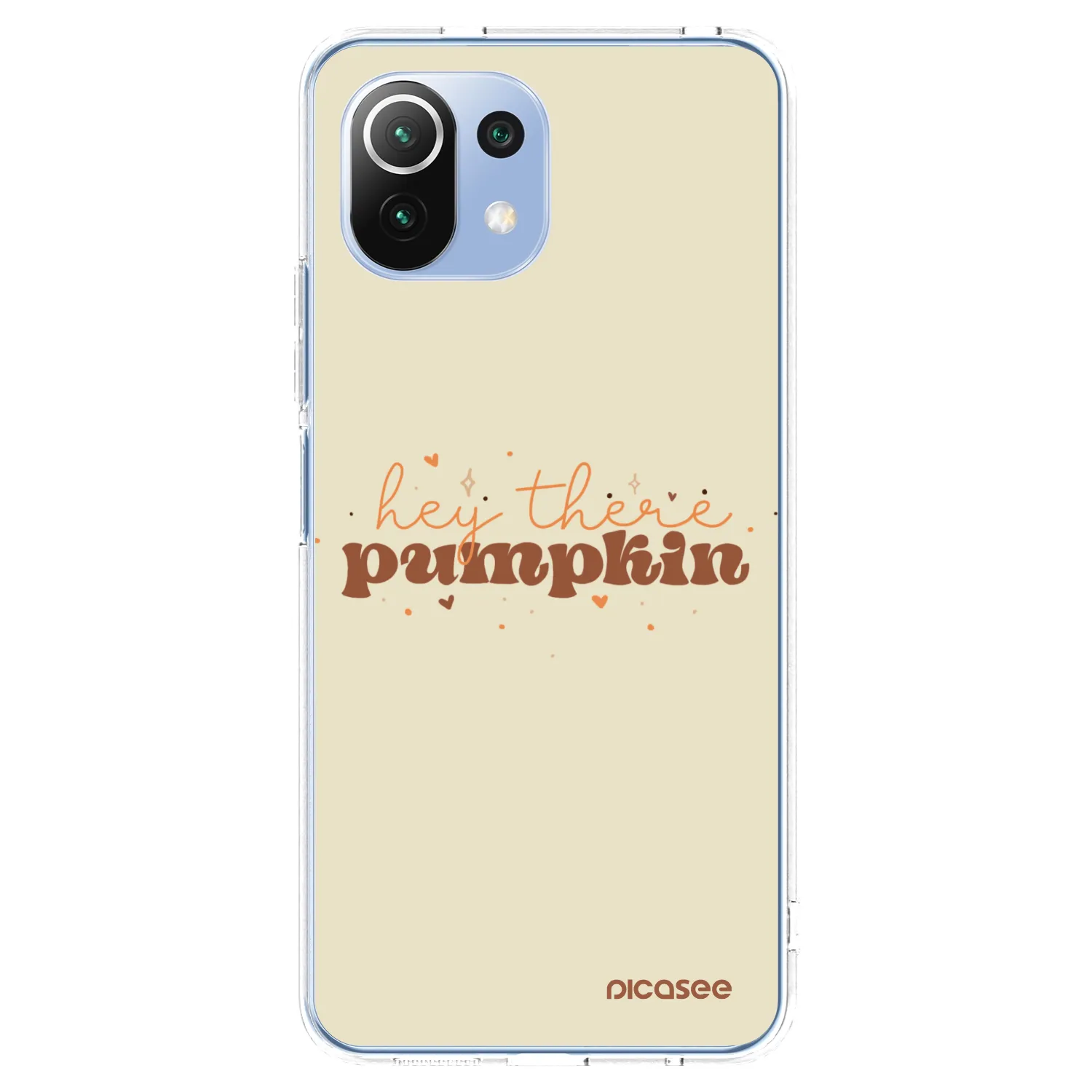 Picasee átlátszó szilikon tok az alábbi mobiltelefonokra Xiaomi Mi 11 Lite - Hey there pumpkin