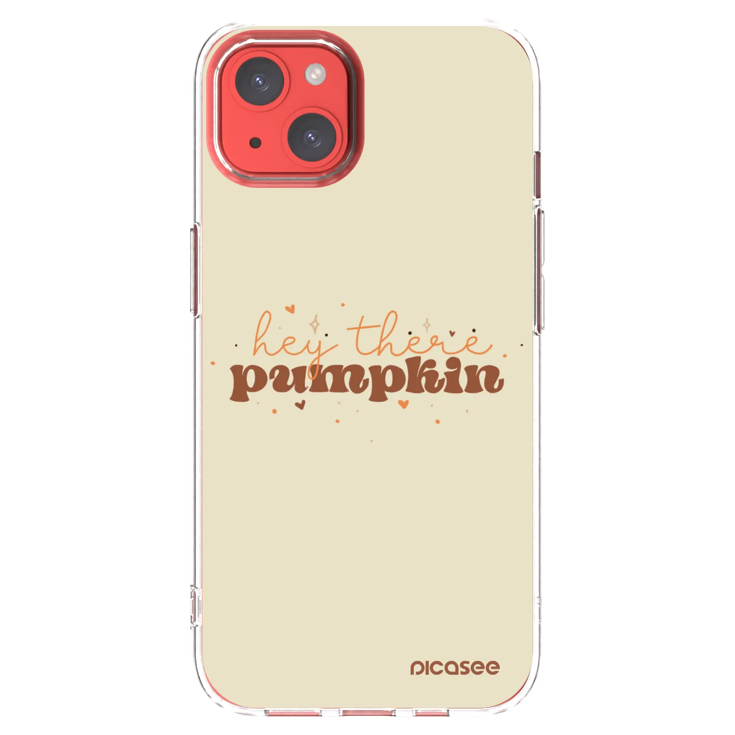 Picasee átlátszó szilikon tok az alábbi mobiltelefonokra Apple iPhone 13 - Hey there pumpkin