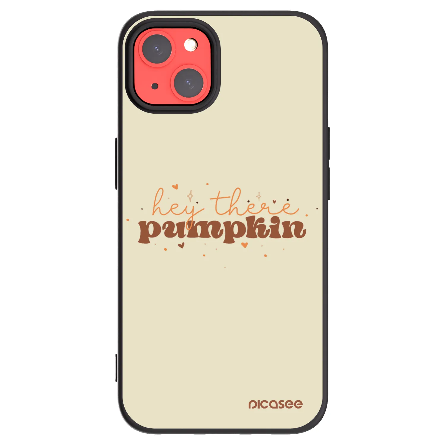 Picasee fekete szilikon tok az alábbi mobiltelefonokra Apple iPhone 13 - Hey there pumpkin