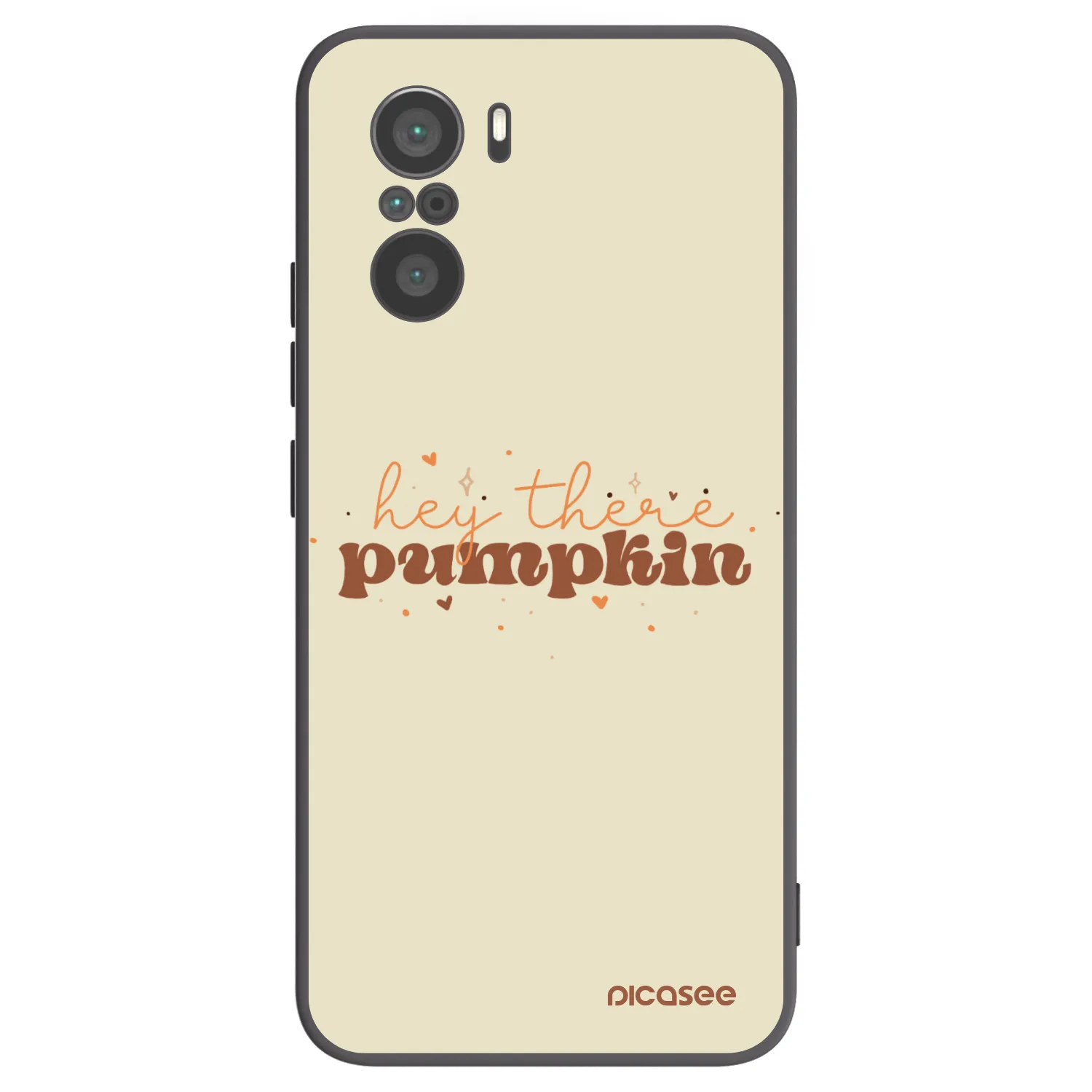 Picasee fekete szilikon tok az alábbi mobiltelefonokra Xiaomi Poco F3 - Hey there pumpkin