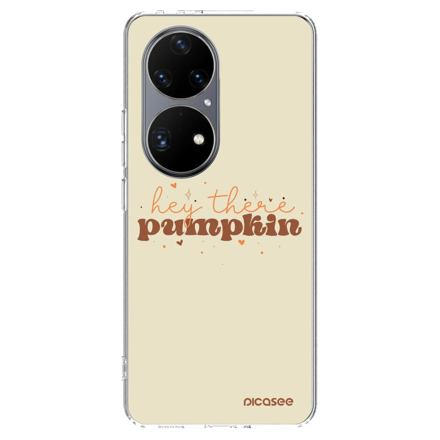 Picasee átlátszó szilikon tok az alábbi mobiltelefonokra Huawei P50 - Hey there pumpkin
