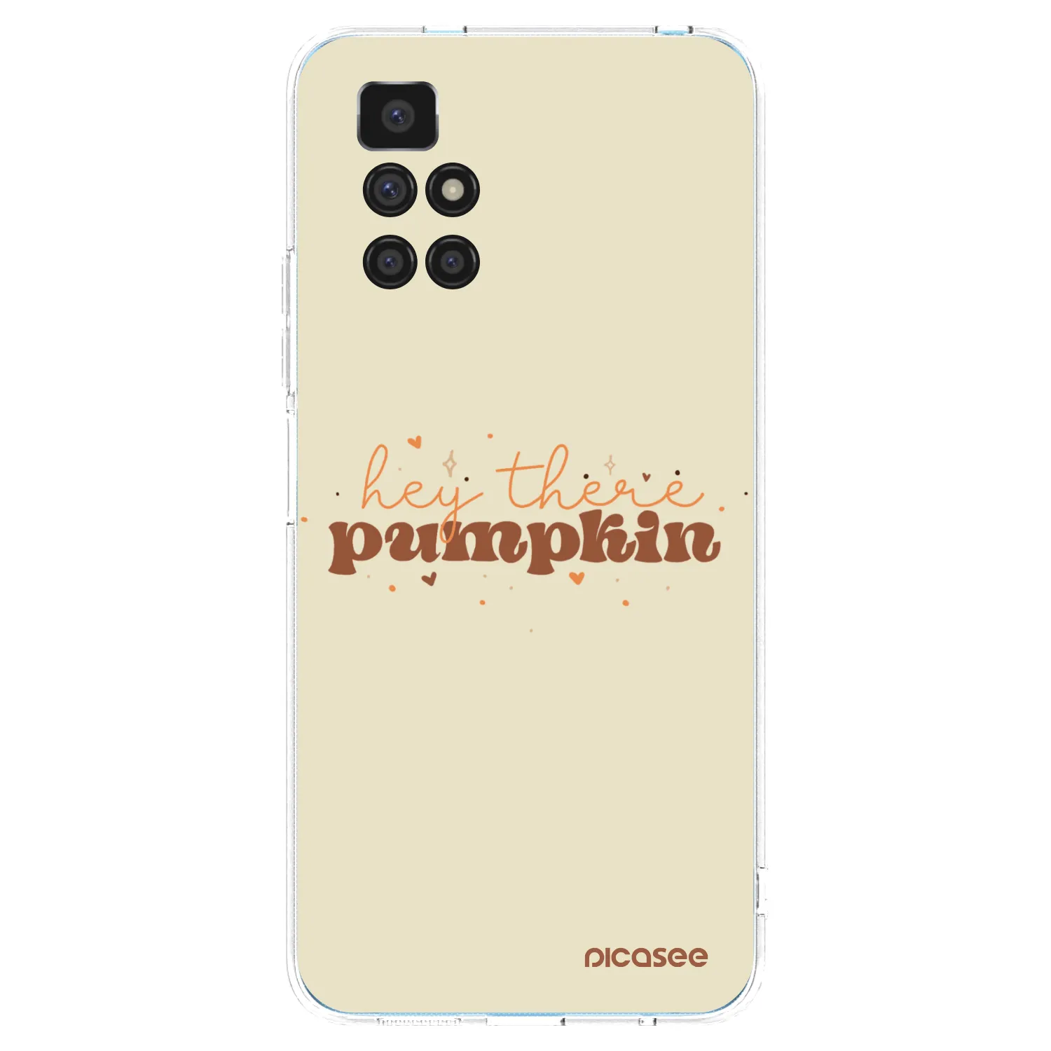 Picasee átlátszó szilikon tok az alábbi mobiltelefonokra Xiaomi Redmi 10 - Hey there pumpkin