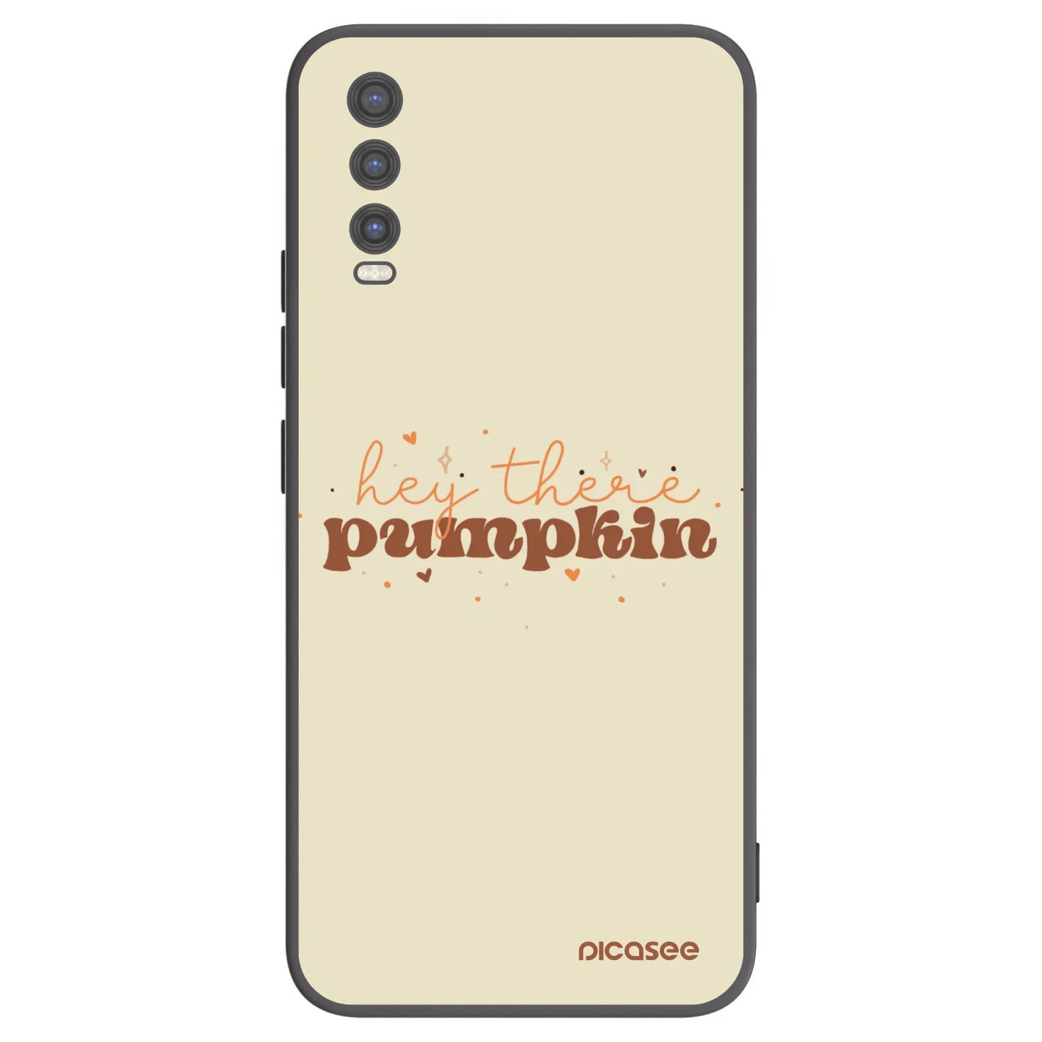 Picasee fekete szilikon tok az alábbi mobiltelefonokra Vivo Y20s - Hey there pumpkin