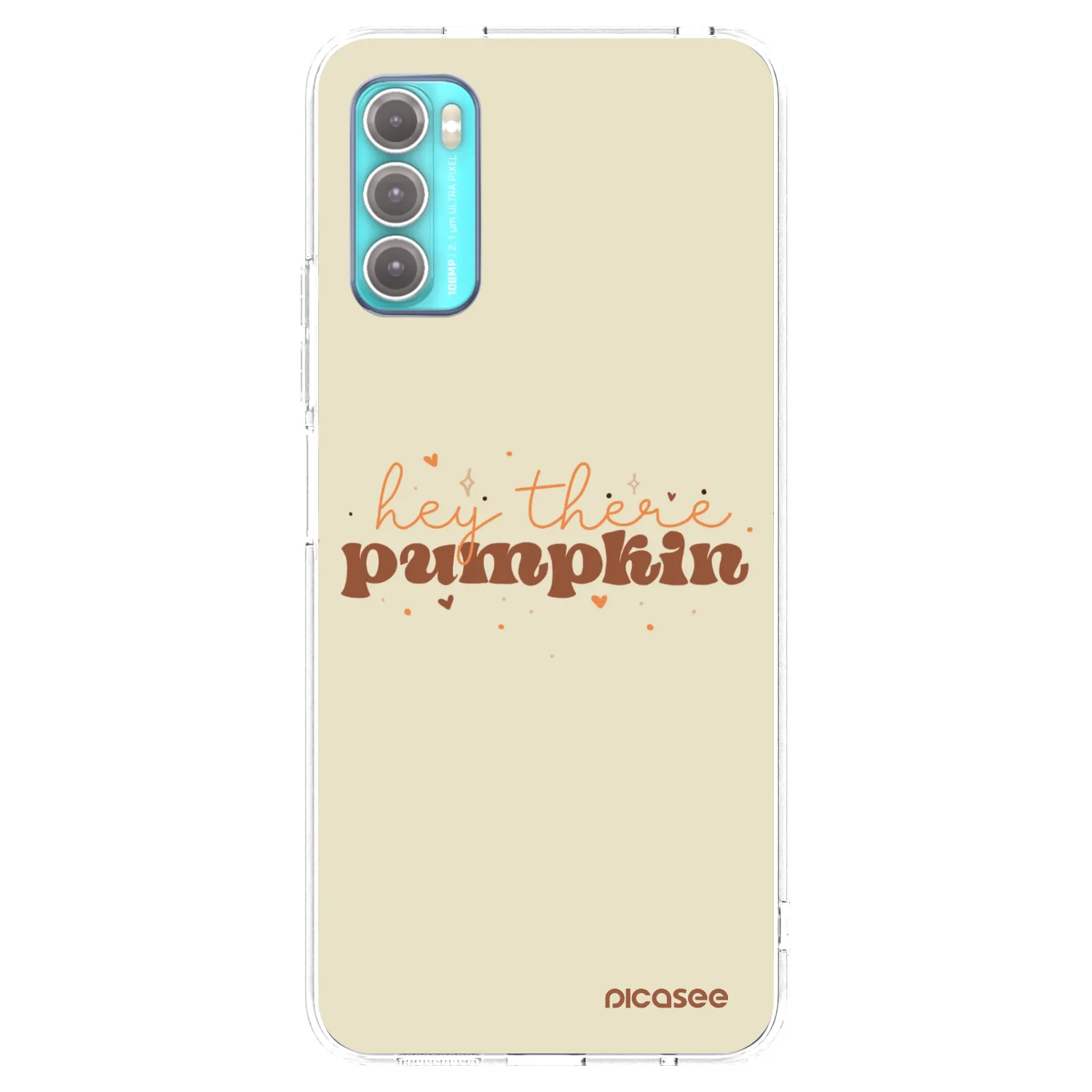 Picasee átlátszó szilikon tok az alábbi mobiltelefonokra Motorola Moto G60 - Hey there pumpkin