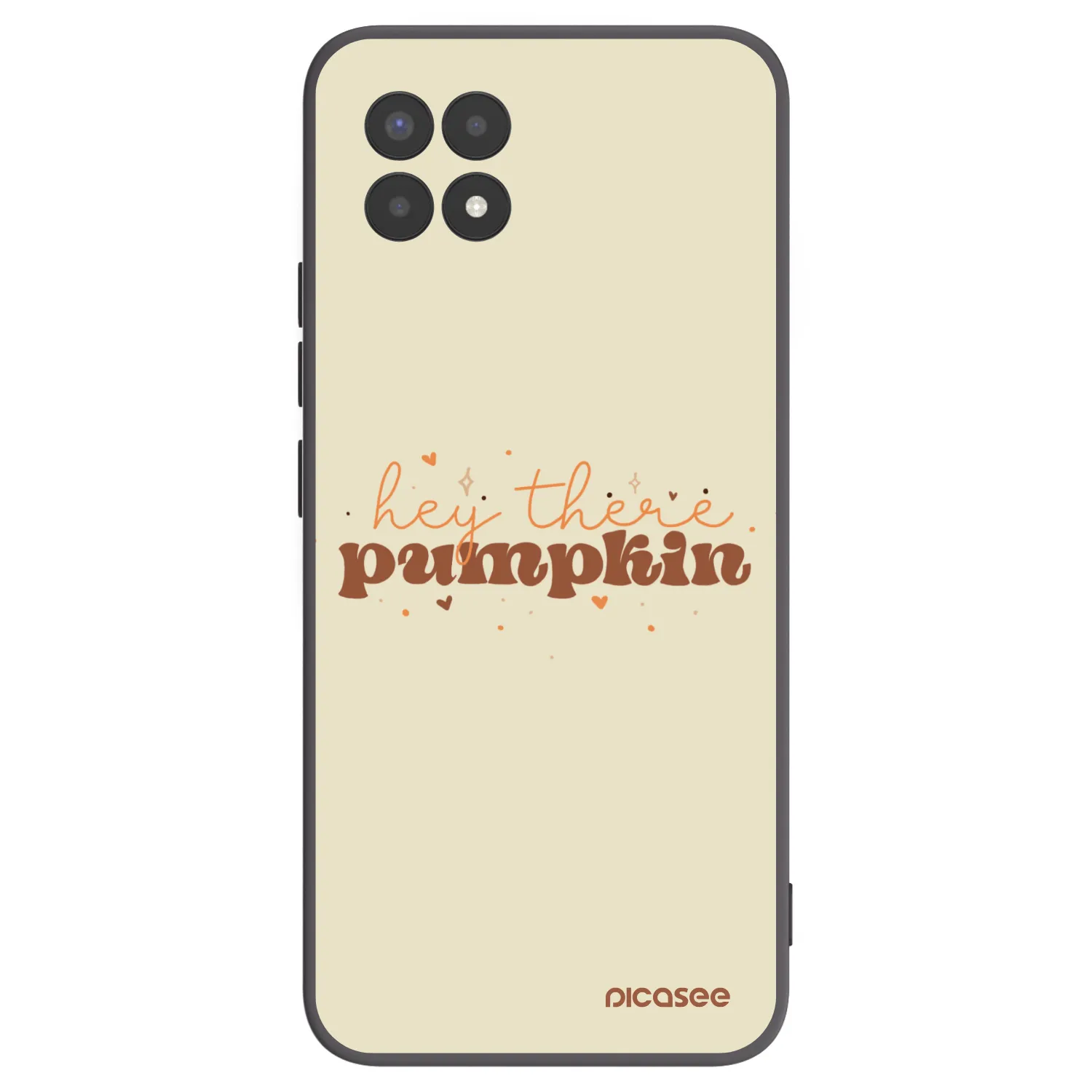 Picasee fekete szilikon tok az alábbi mobiltelefonokra Realme 8i - Hey there pumpkin