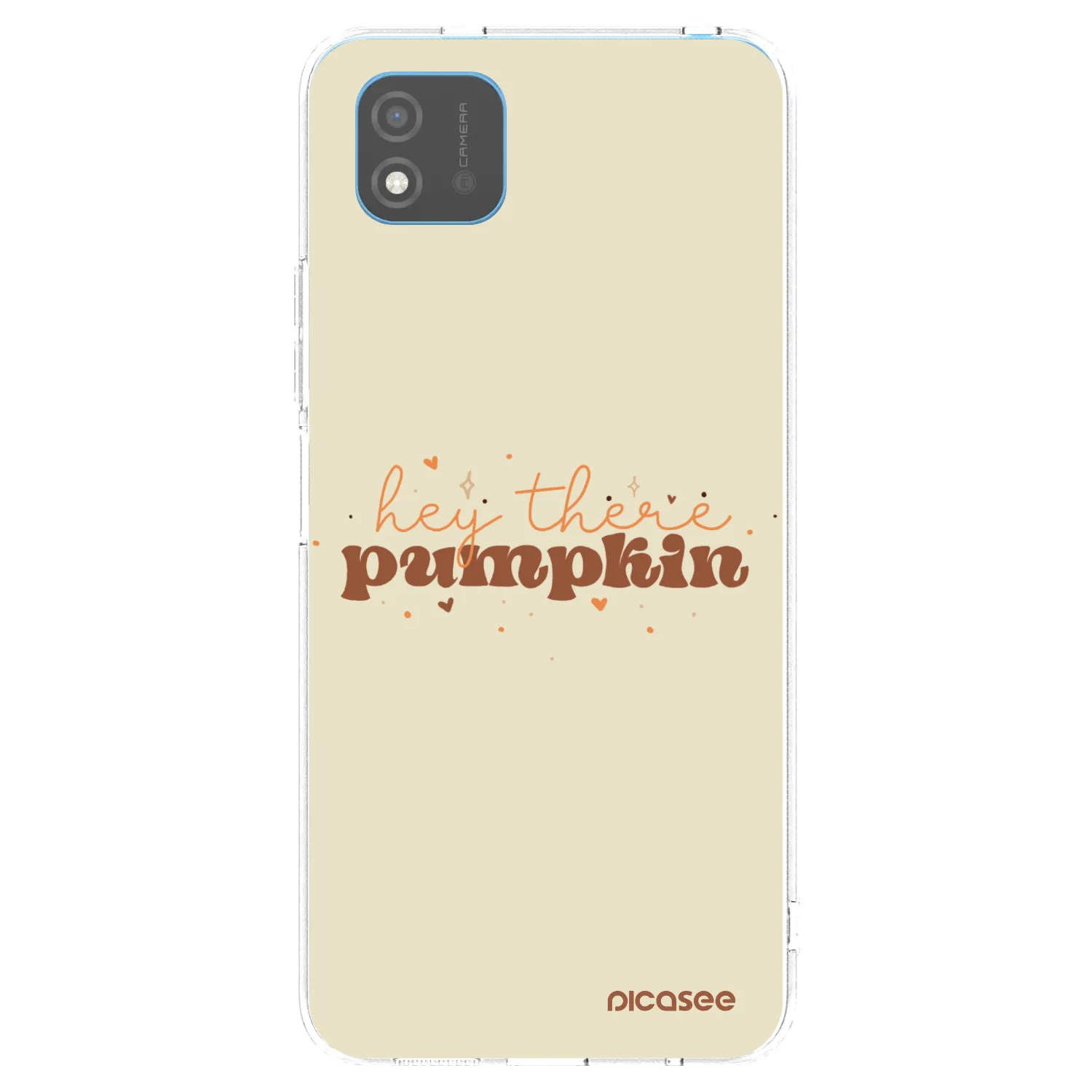 Picasee átlátszó szilikon tok az alábbi mobiltelefonokra Realme C11 (2021) - Hey there pumpkin