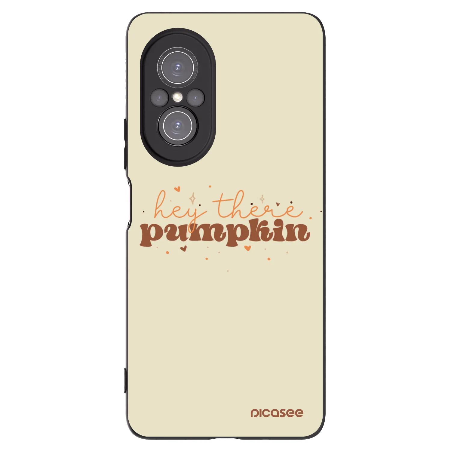 Picasee fekete szilikon tok az alábbi mobiltelefonokra Huawei Nova 9 SE - Hey there pumpkin