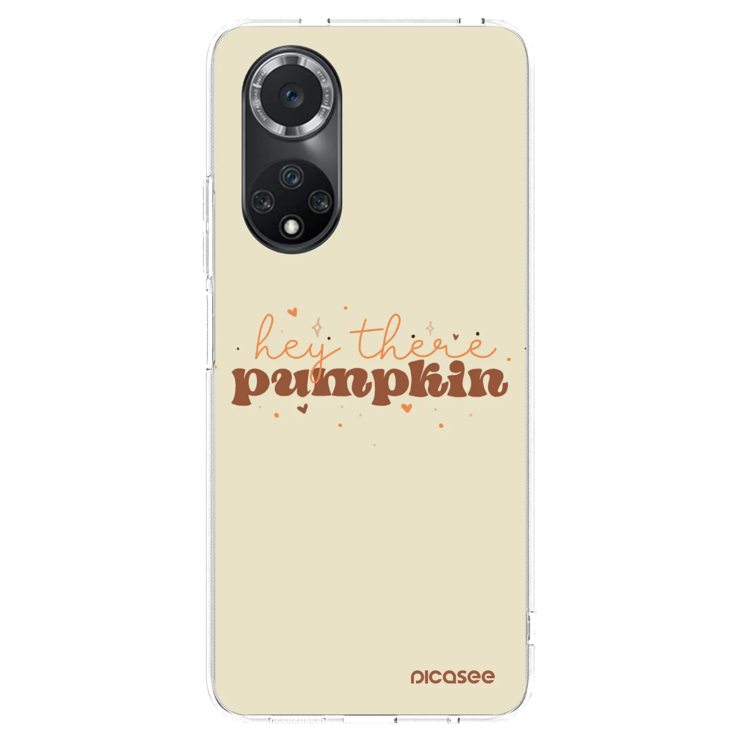 Picasee átlátszó szilikon tok az alábbi mobiltelefonokra Huawei Nova 9 SE - Hey there pumpkin