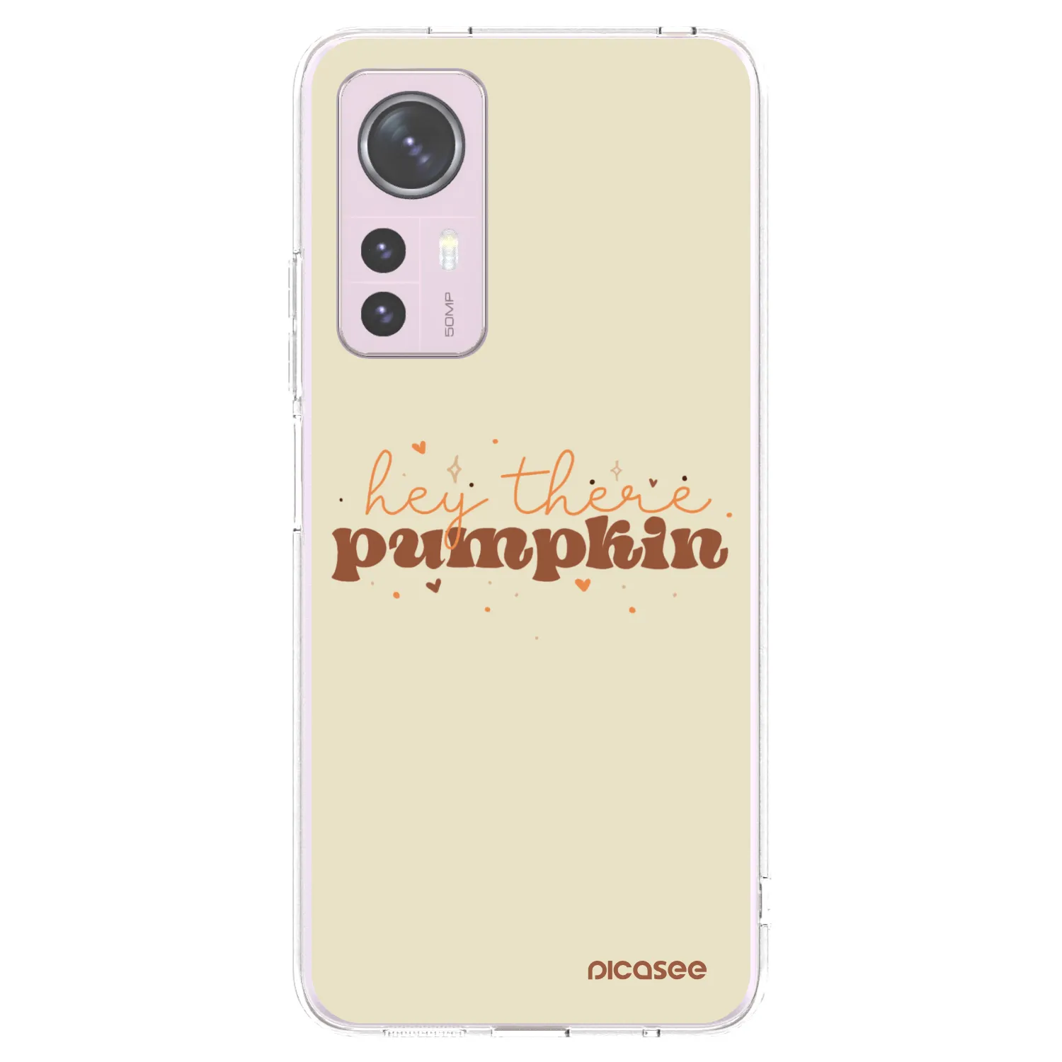 Picasee átlátszó szilikon tok az alábbi mobiltelefonokra Xiaomi 12 - Hey there pumpkin