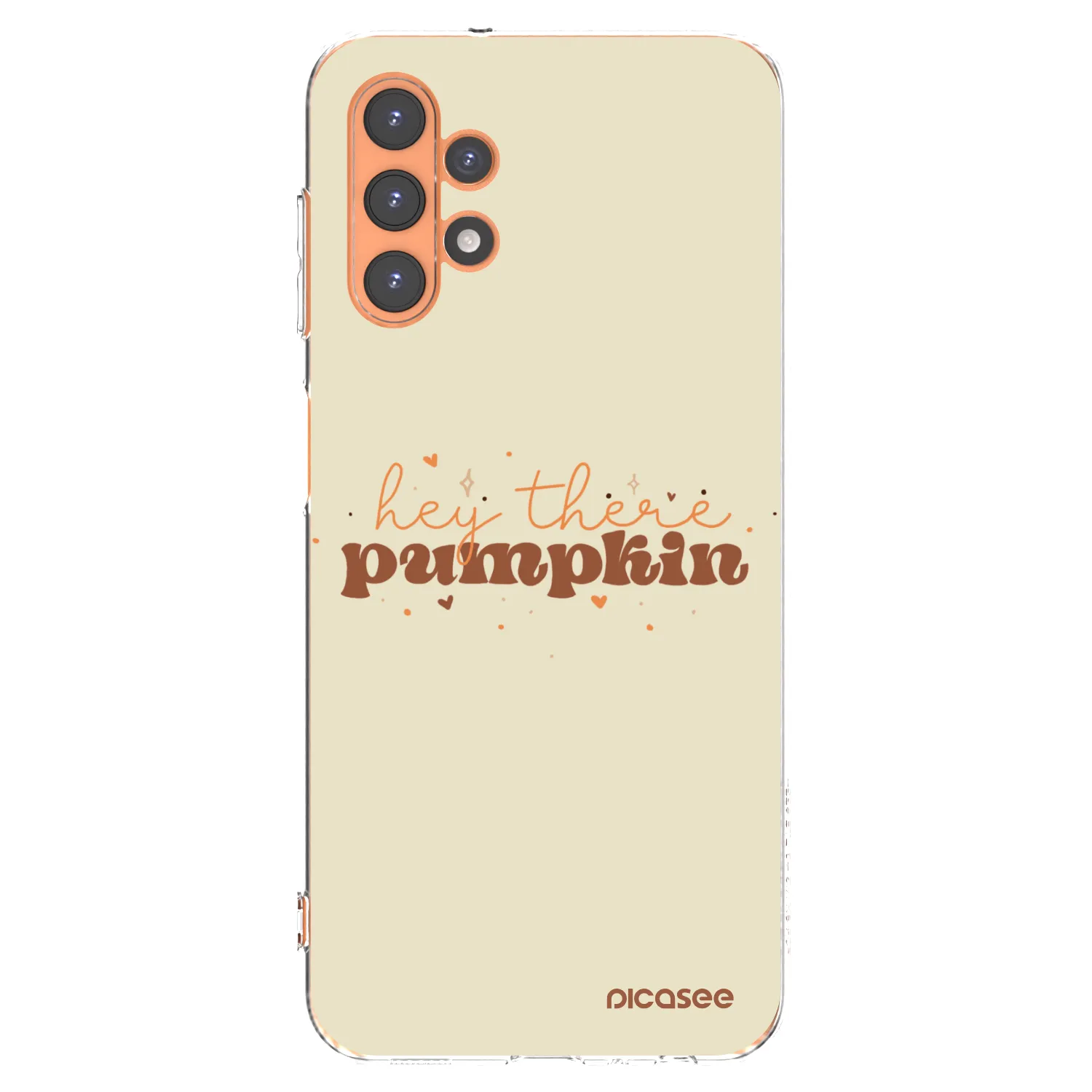Picasee átlátszó szilikon tok az alábbi mobiltelefonokra Samsung Galaxy A13 4G A135 - Hey there pumpkin