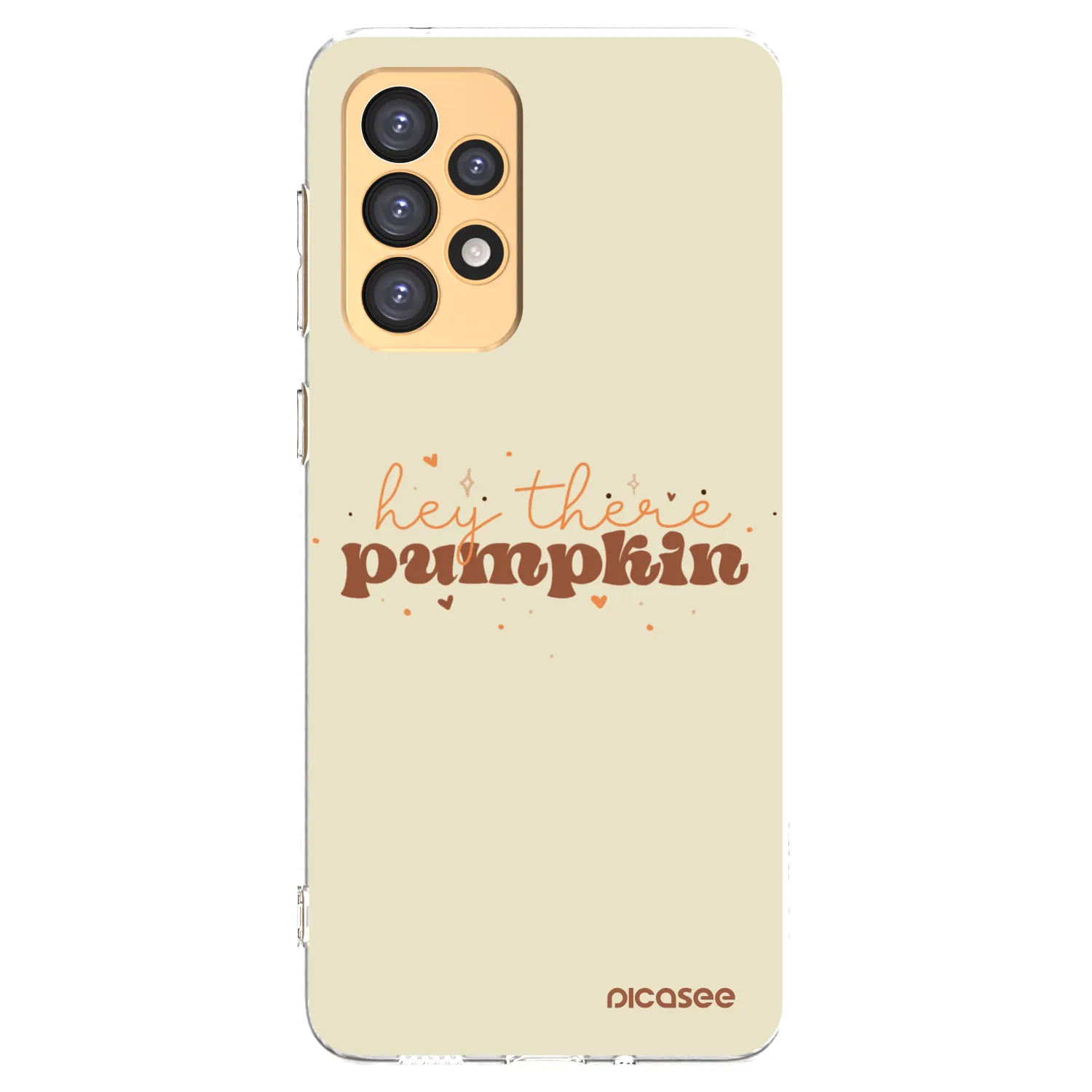 Picasee átlátszó szilikon tok az alábbi mobiltelefonokra Samsung Galaxy A33 5G A336 - Hey there pumpkin