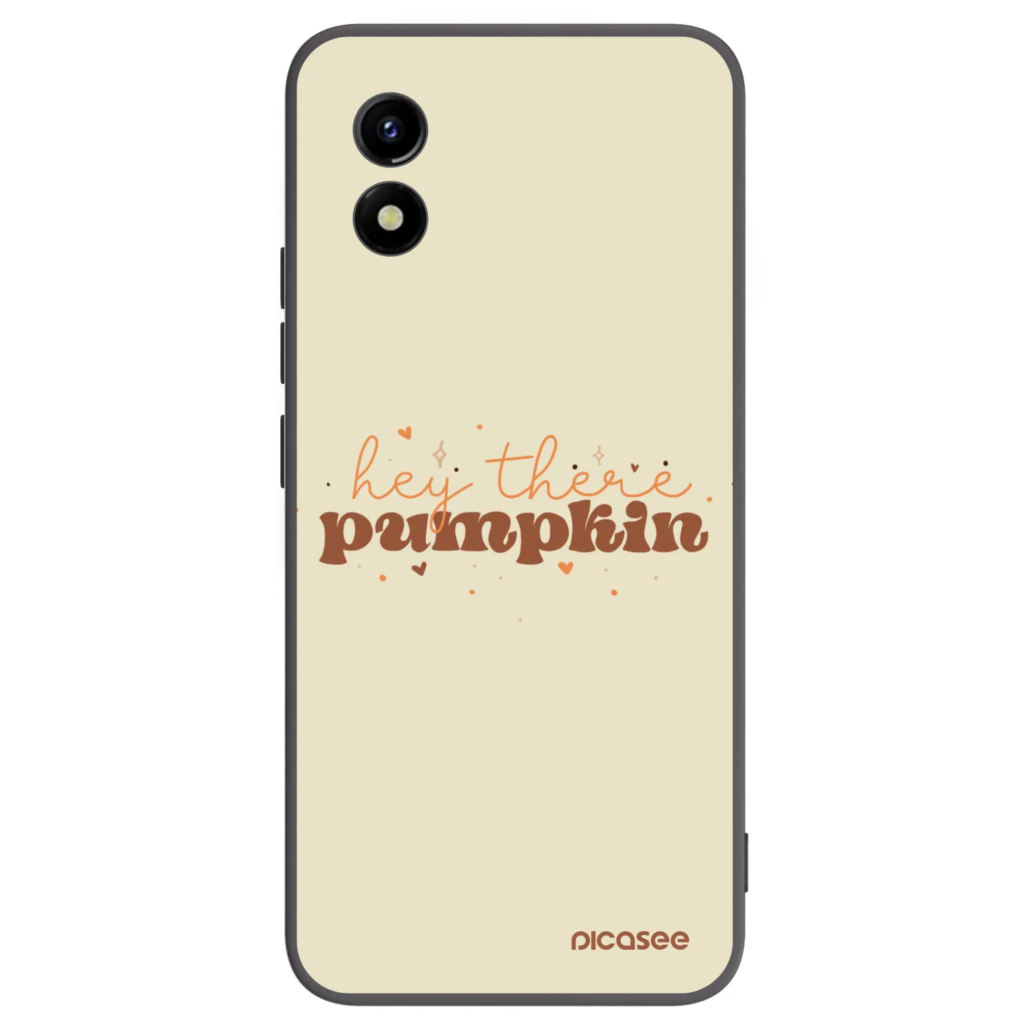 Picasee fekete szilikon tok az alábbi mobiltelefonokra Vivo Y01 - Hey there pumpkin