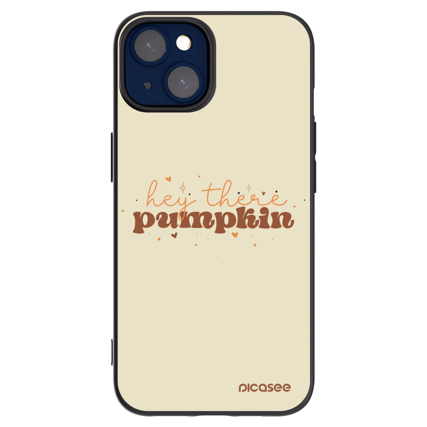 Picasee fekete szilikon tok az alábbi mobiltelefonokra Apple iPhone 14 - Hey there pumpkin
