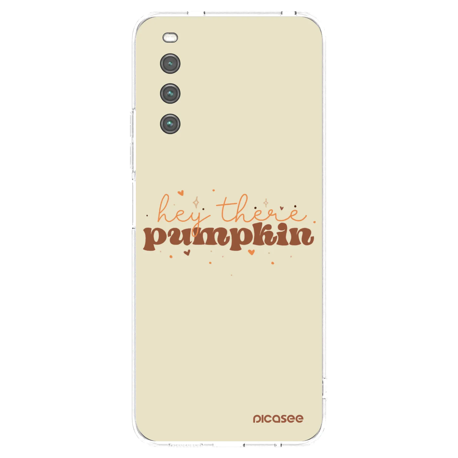 Picasee átlátszó szilikon tok az alábbi mobiltelefonokra Sony Xperia 10 IV 5G - Hey there pumpkin