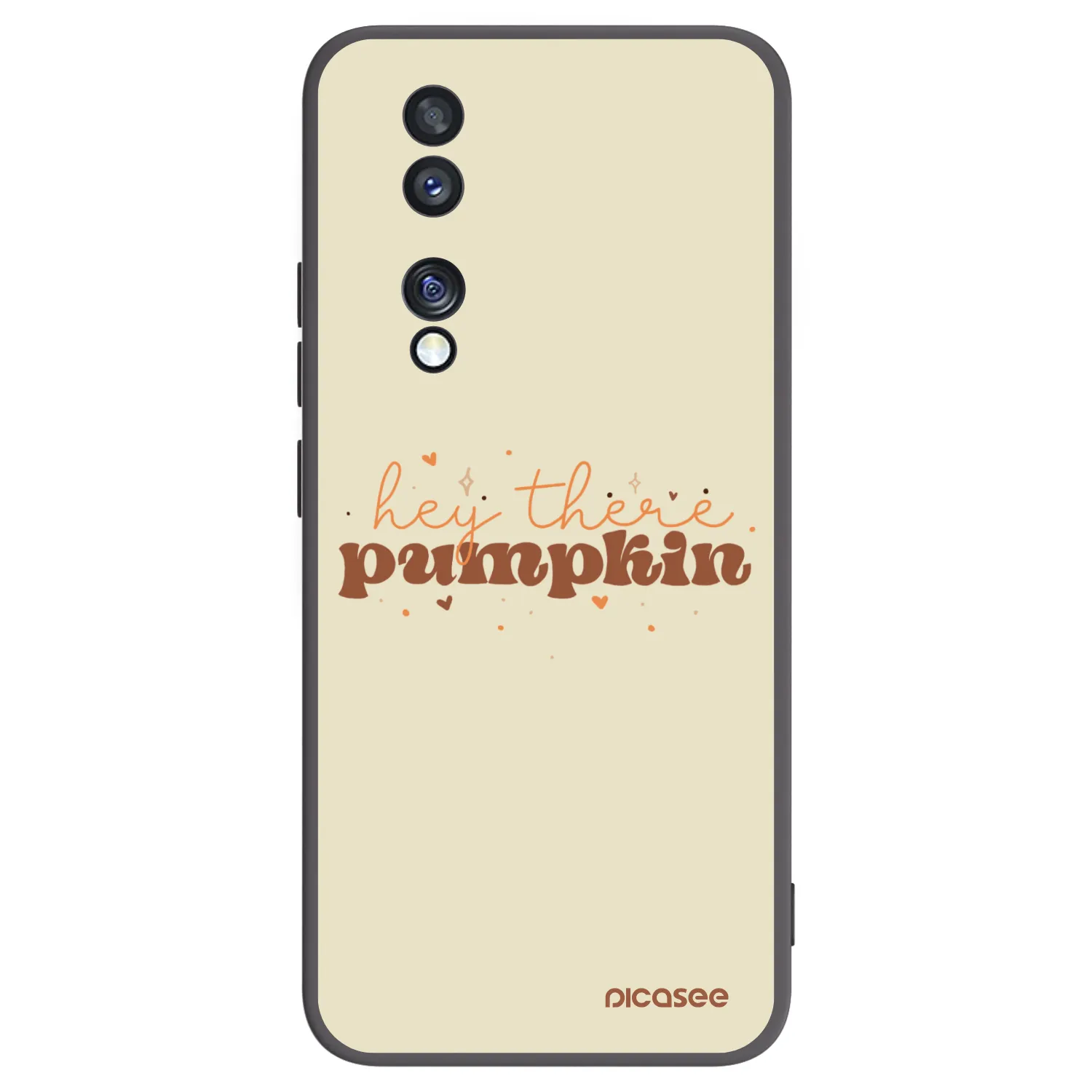 Picasee fekete szilikon tok az alábbi mobiltelefonokra Honor 70 - Hey there pumpkin