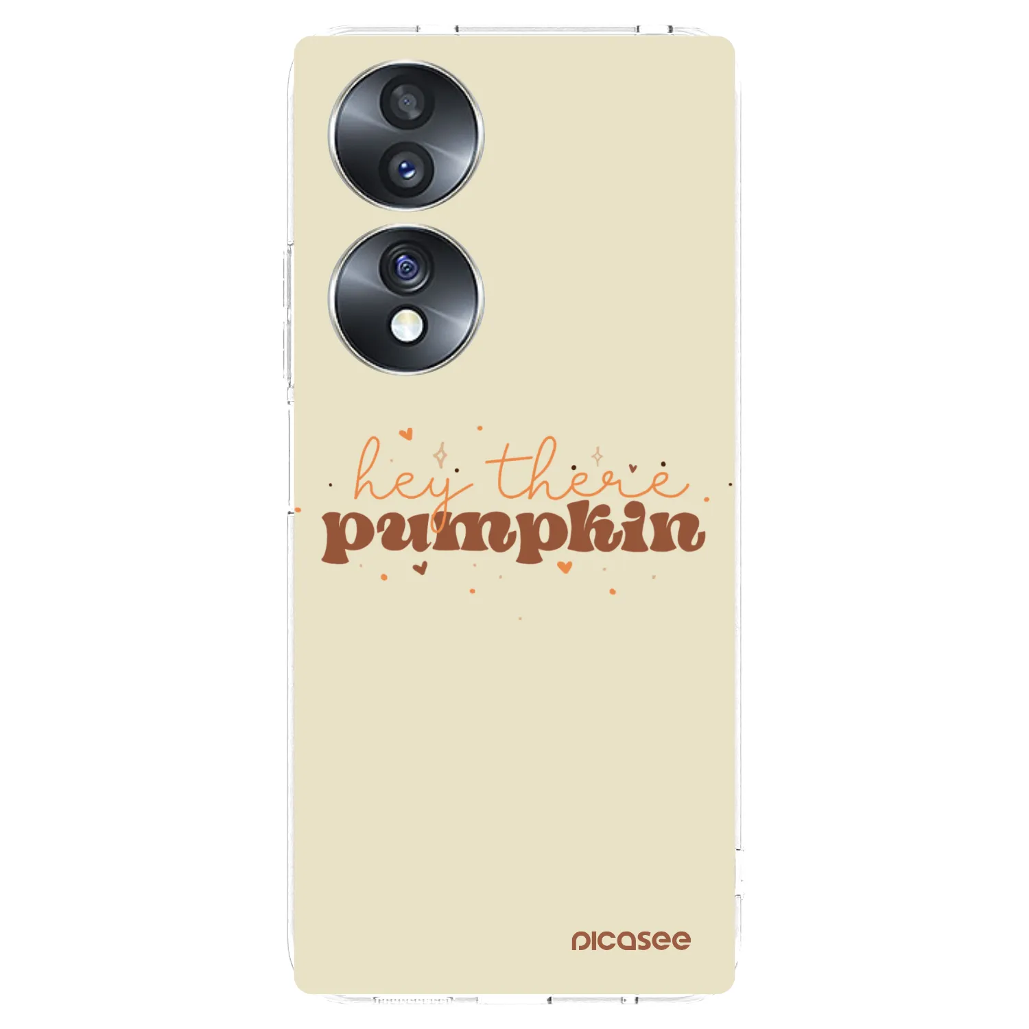 Picasee átlátszó szilikon tok az alábbi mobiltelefonokra Honor 70 - Hey there pumpkin