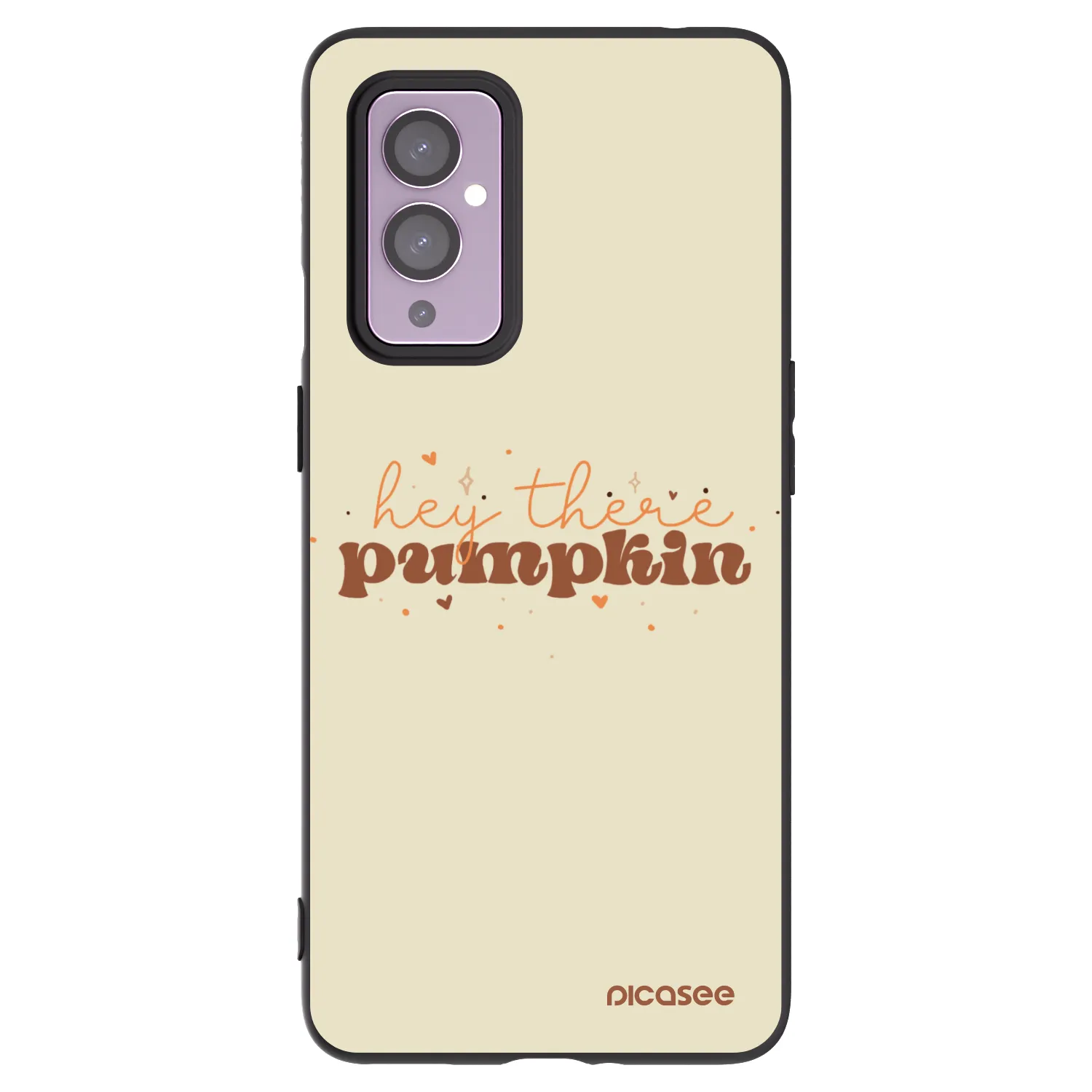 Picasee fekete szilikon tok az alábbi mobiltelefonokra OnePlus 9 - Hey there pumpkin