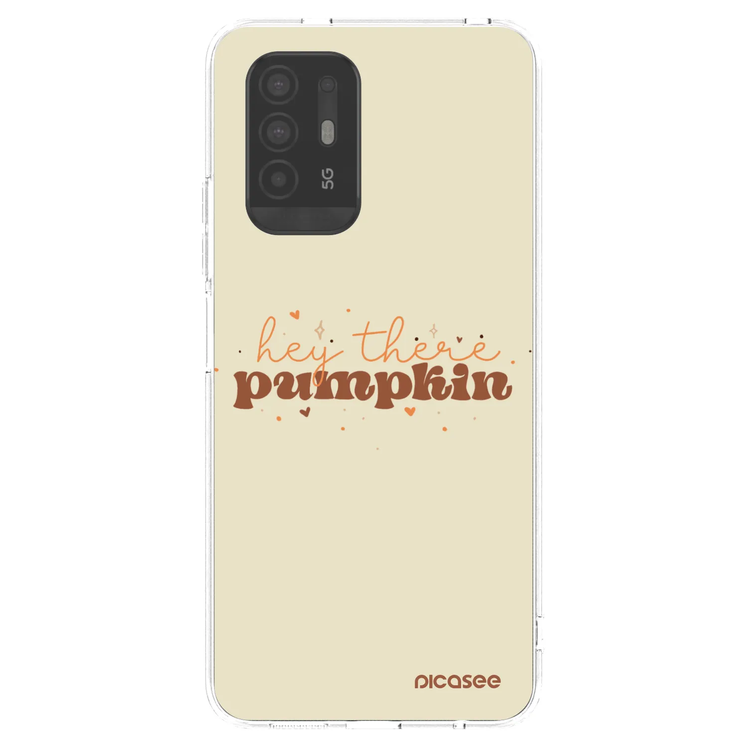 Picasee átlátszó szilikon tok az alábbi mobiltelefonokra OPPO A94 5G - Hey there pumpkin