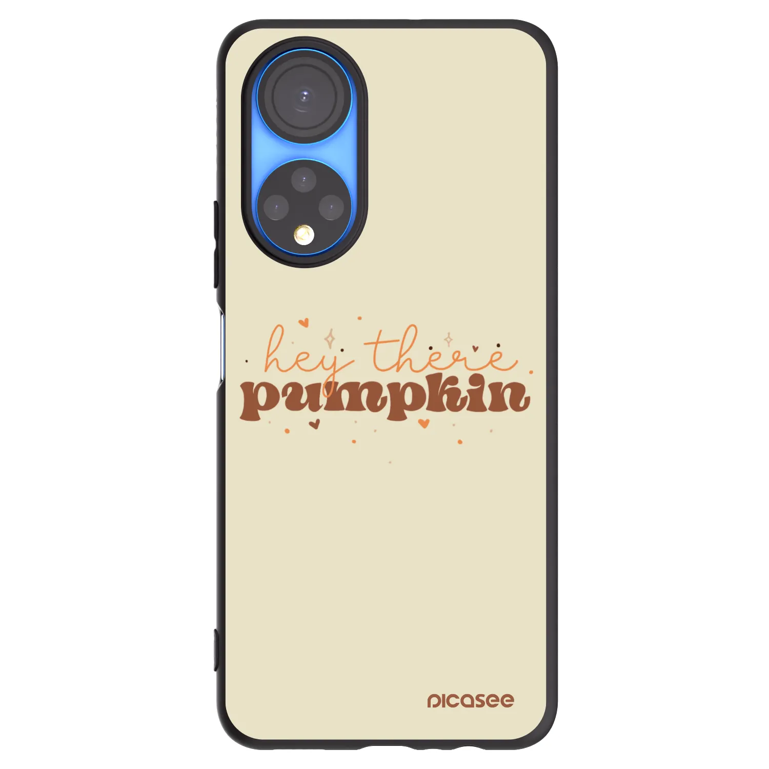 Picasee fekete szilikon tok az alábbi mobiltelefonokra Honor X7 - Hey there pumpkin