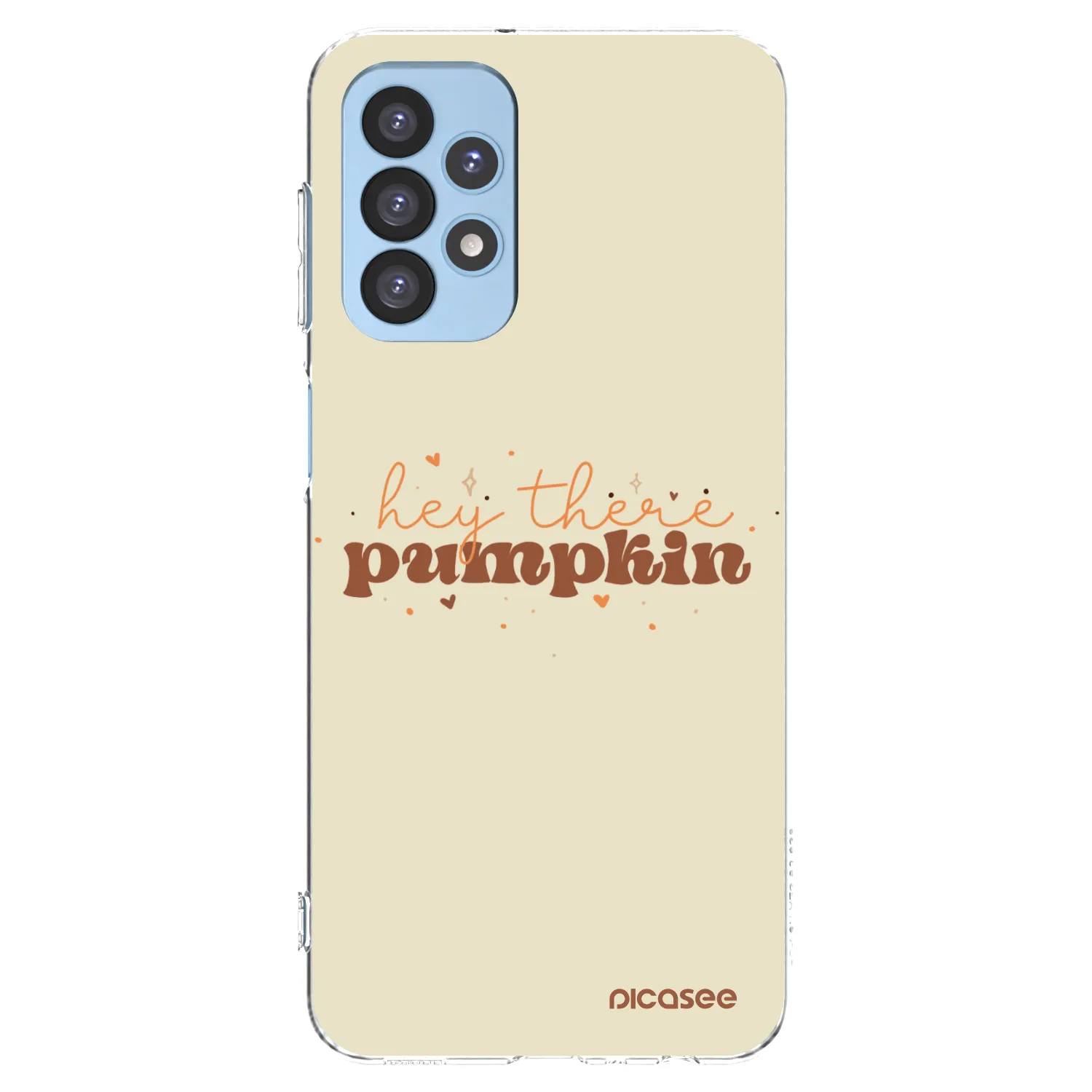 Picasee átlátszó szilikon tok az alábbi mobiltelefonokra Samsung Galaxy A23 A235F 4G - Hey there pumpkin