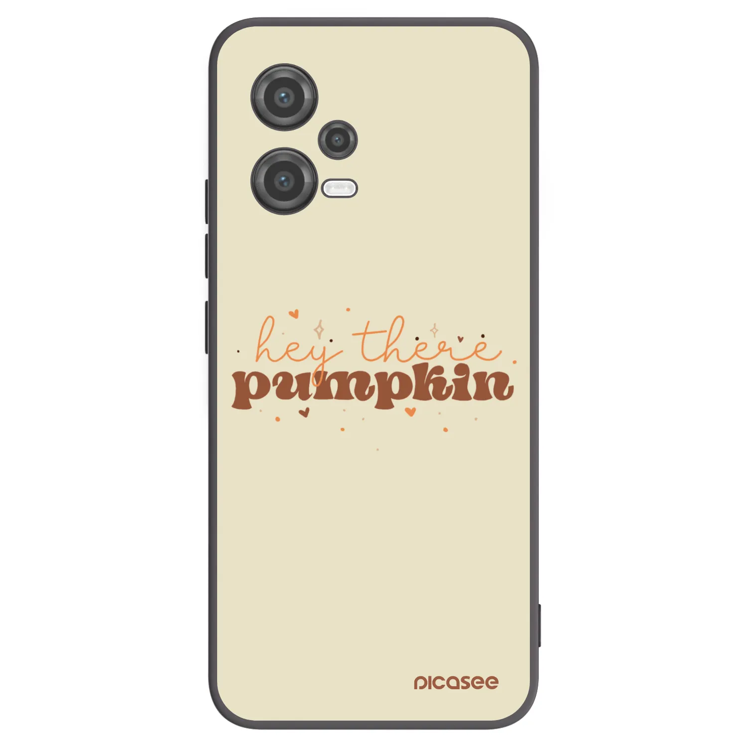 Picasee fekete szilikon tok az alábbi mobiltelefonokra Xiaomi Poco X5 - Hey there pumpkin
