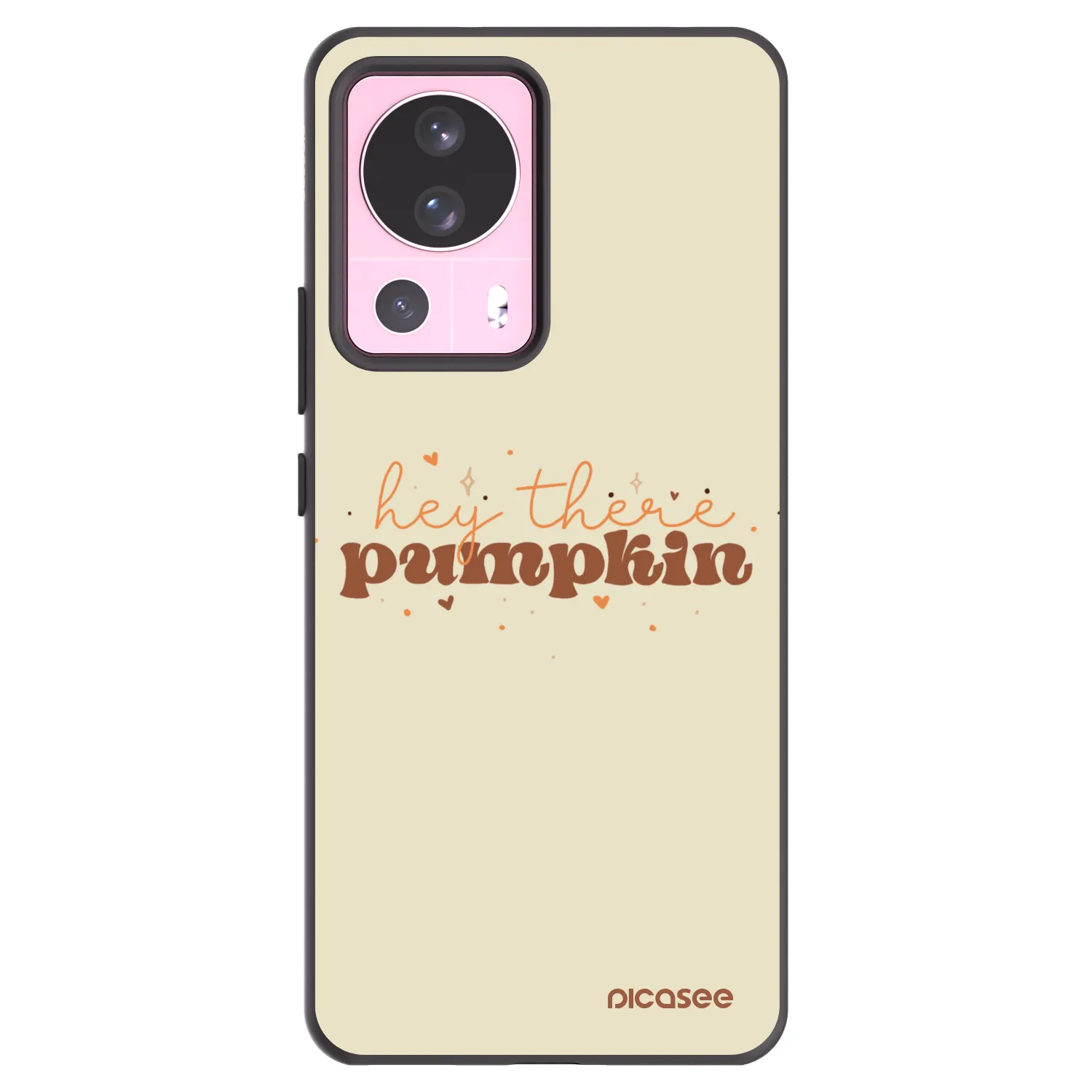 Picasee fekete szilikon tok az alábbi mobiltelefonokra Xiaomi 13 Lite - Hey there pumpkin