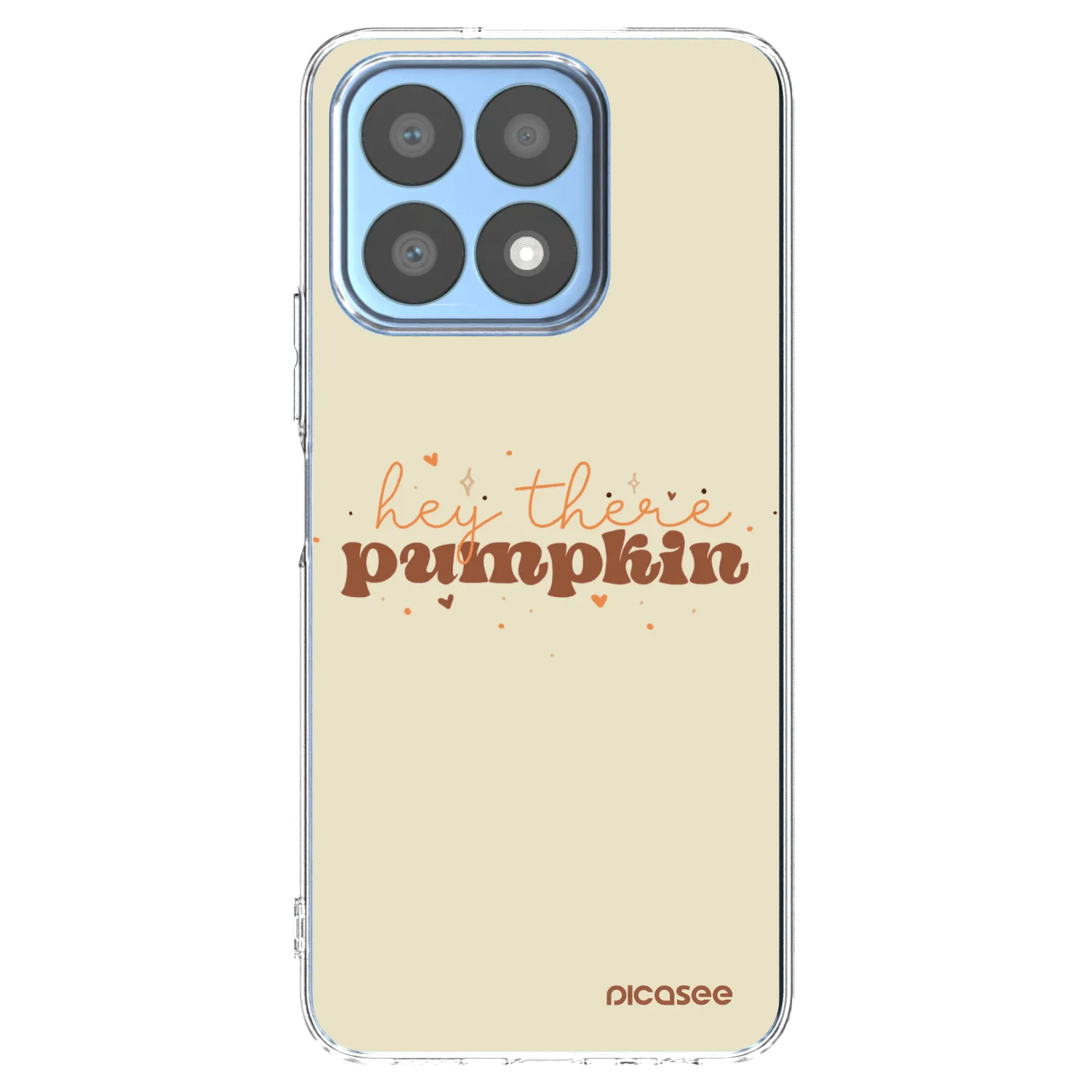Picasee átlátszó szilikon tok az alábbi mobiltelefonokra Honor X8a - Hey there pumpkin