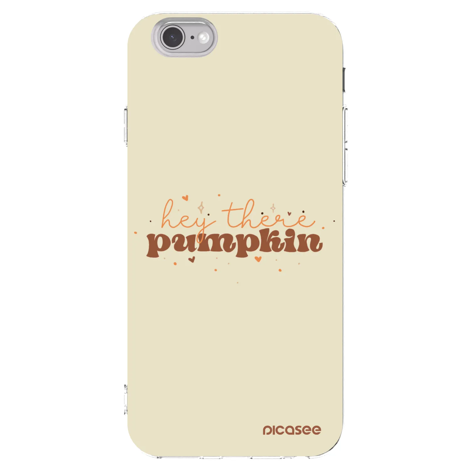 Picasee átlátszó szilikon tok az alábbi mobiltelefonokra Apple iPhone 6/6S - Hey there pumpkin