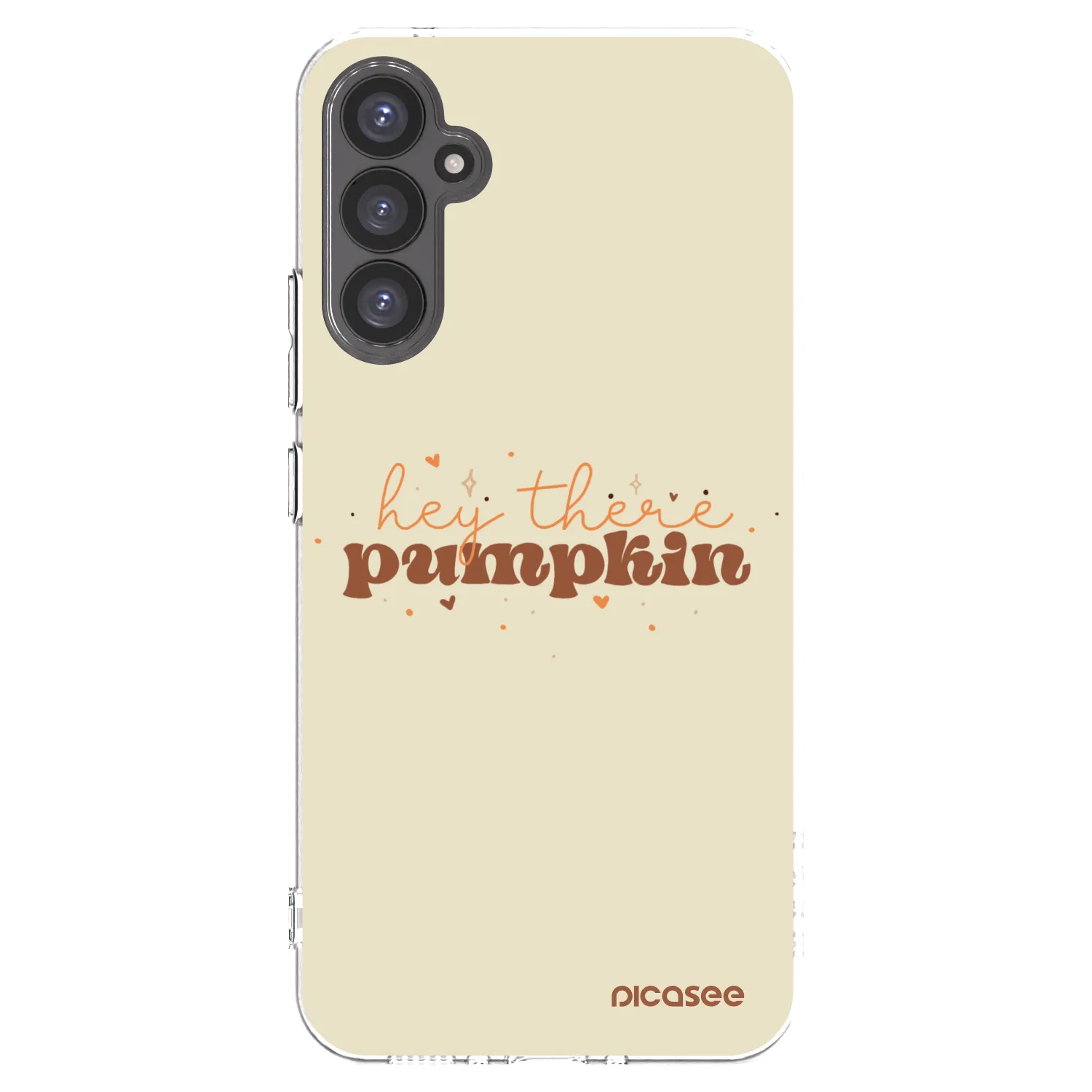 Picasee átlátszó szilikon tok az alábbi mobiltelefonokra Samsung Galaxy A34 5G A346B - Hey there pumpkin