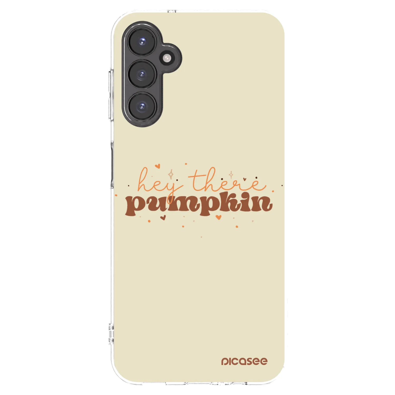 Picasee átlátszó szilikon tok az alábbi mobiltelefonokra Samsung Galaxy A14 5G A146P - Hey there pumpkin