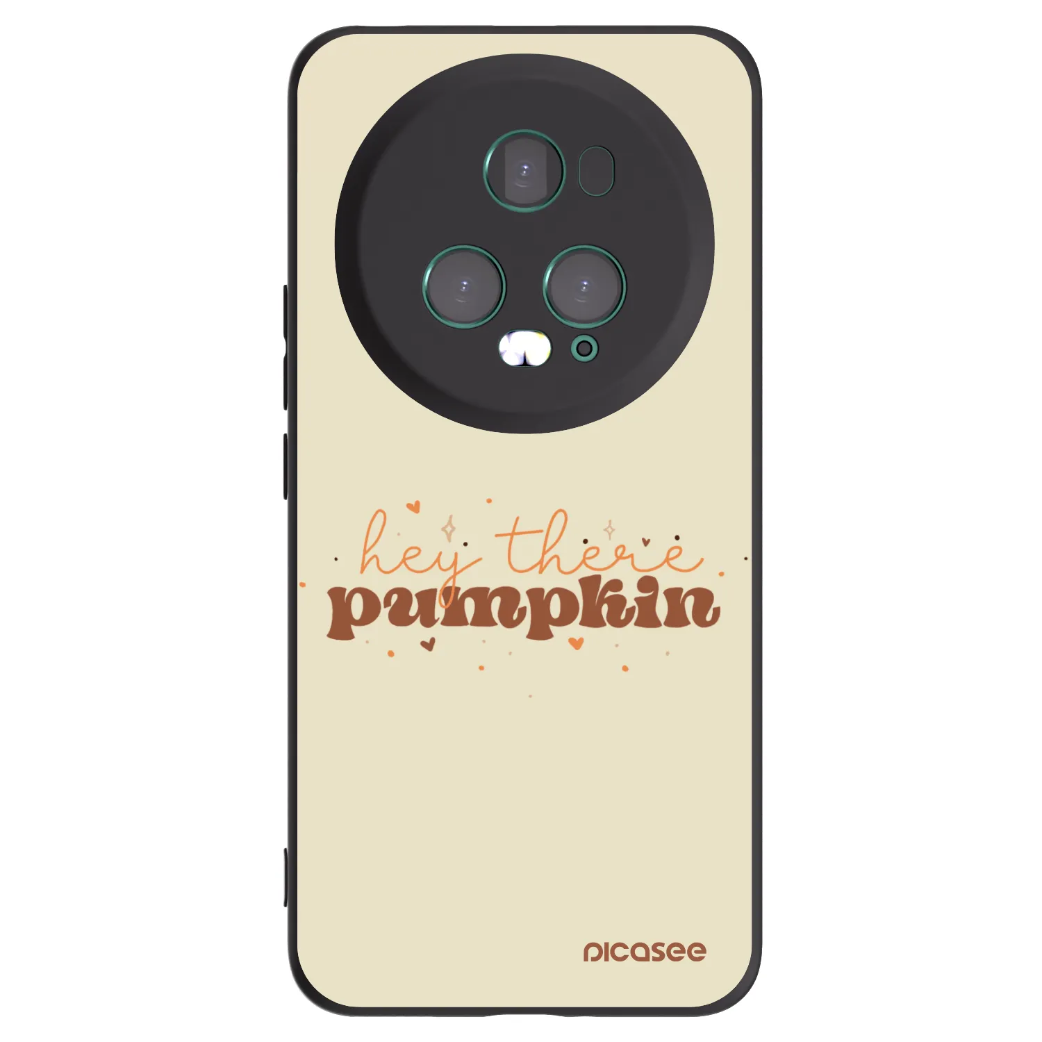 Picasee fekete szilikon tok az alábbi mobiltelefonokra Honor Magic5 Pro - Hey there pumpkin