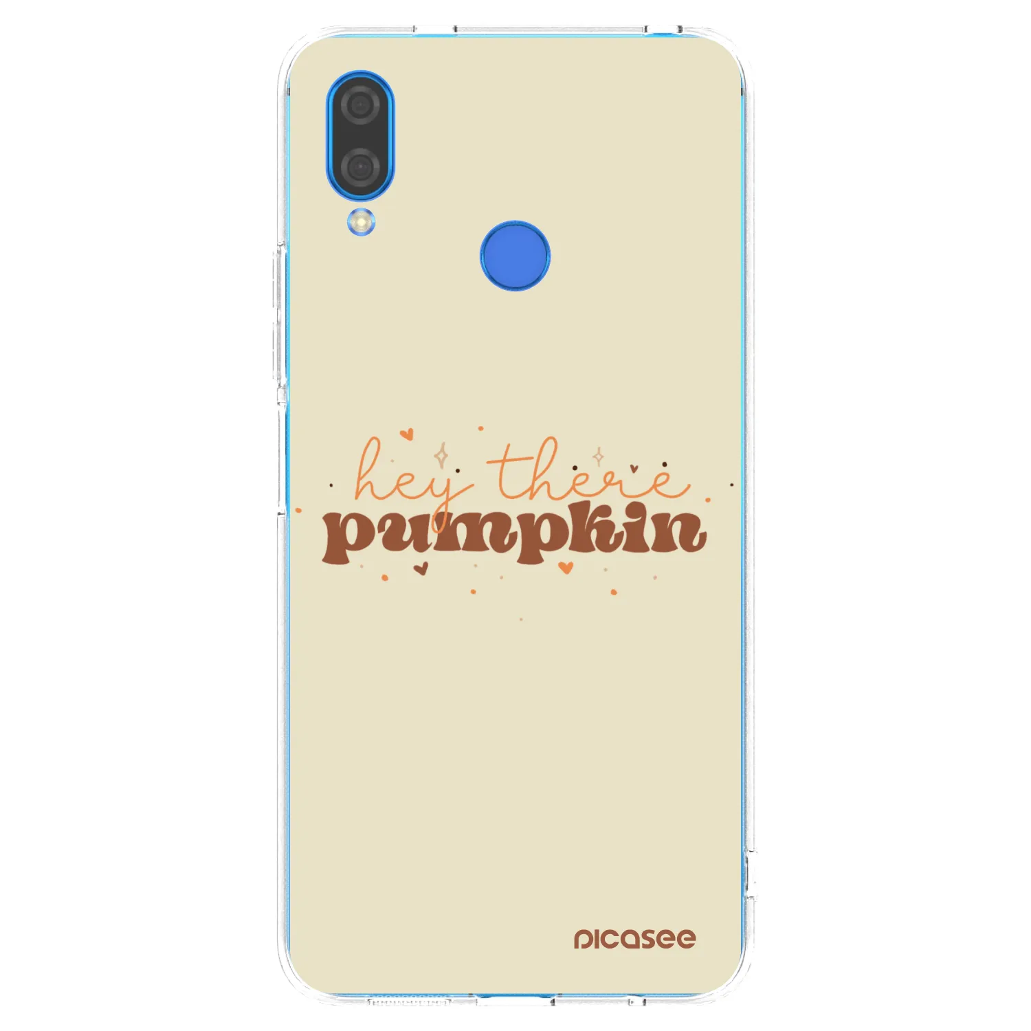 Picasee átlátszó szilikon tok az alábbi mobiltelefonokra Huawei Nova 3 - Hey there pumpkin