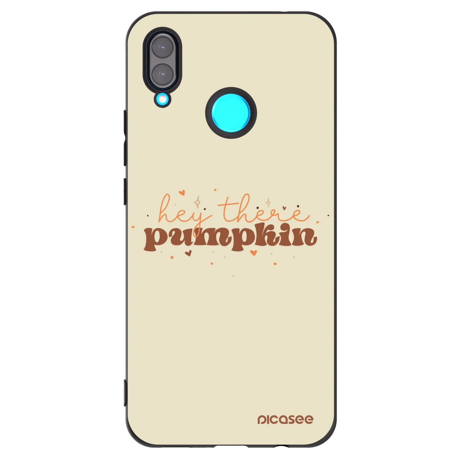Picasee fekete szilikon tok az alábbi mobiltelefonokra Huawei Nova 3i - Hey there pumpkin