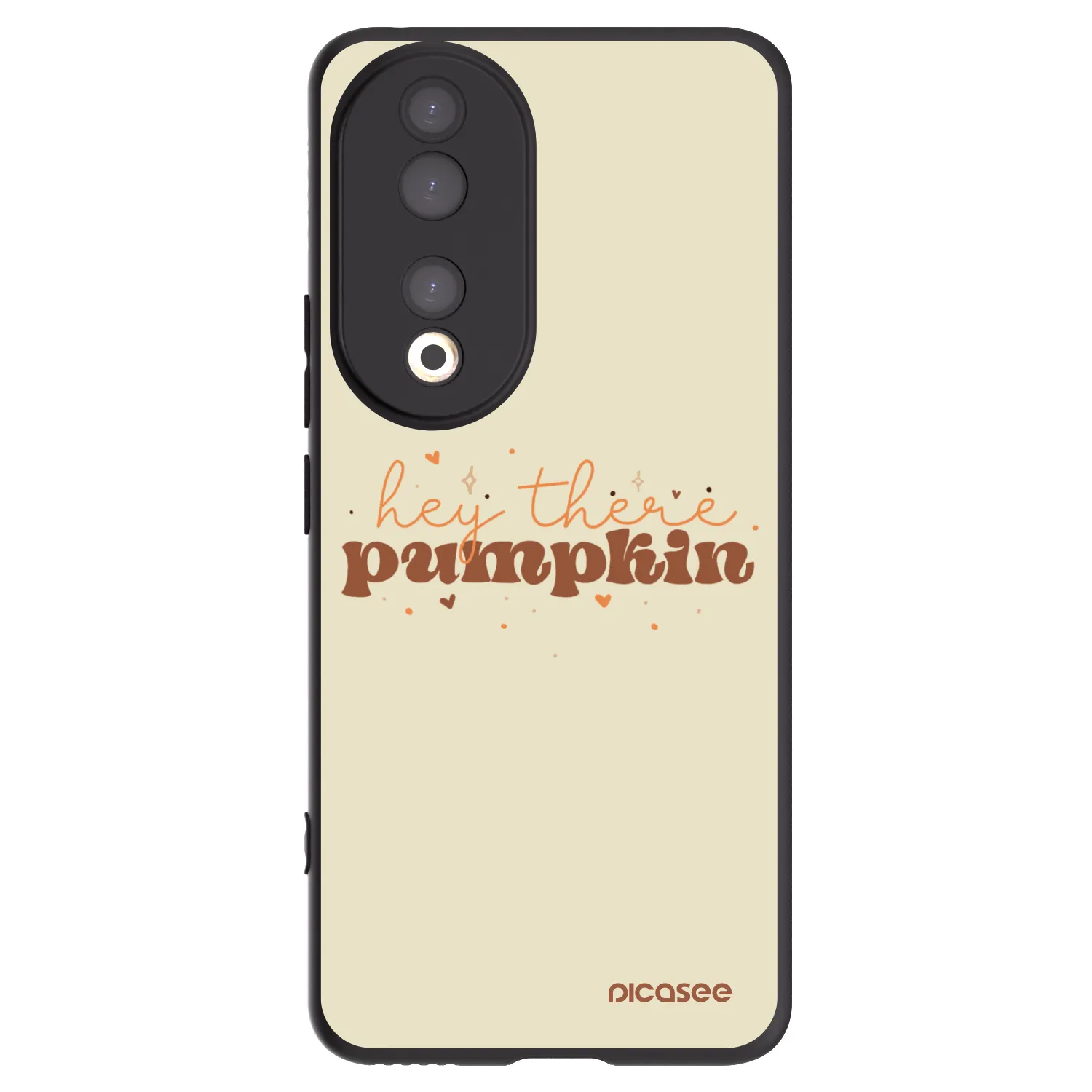 Picasee fekete szilikon tok az alábbi mobiltelefonokra Honor 90 5G - Hey there pumpkin